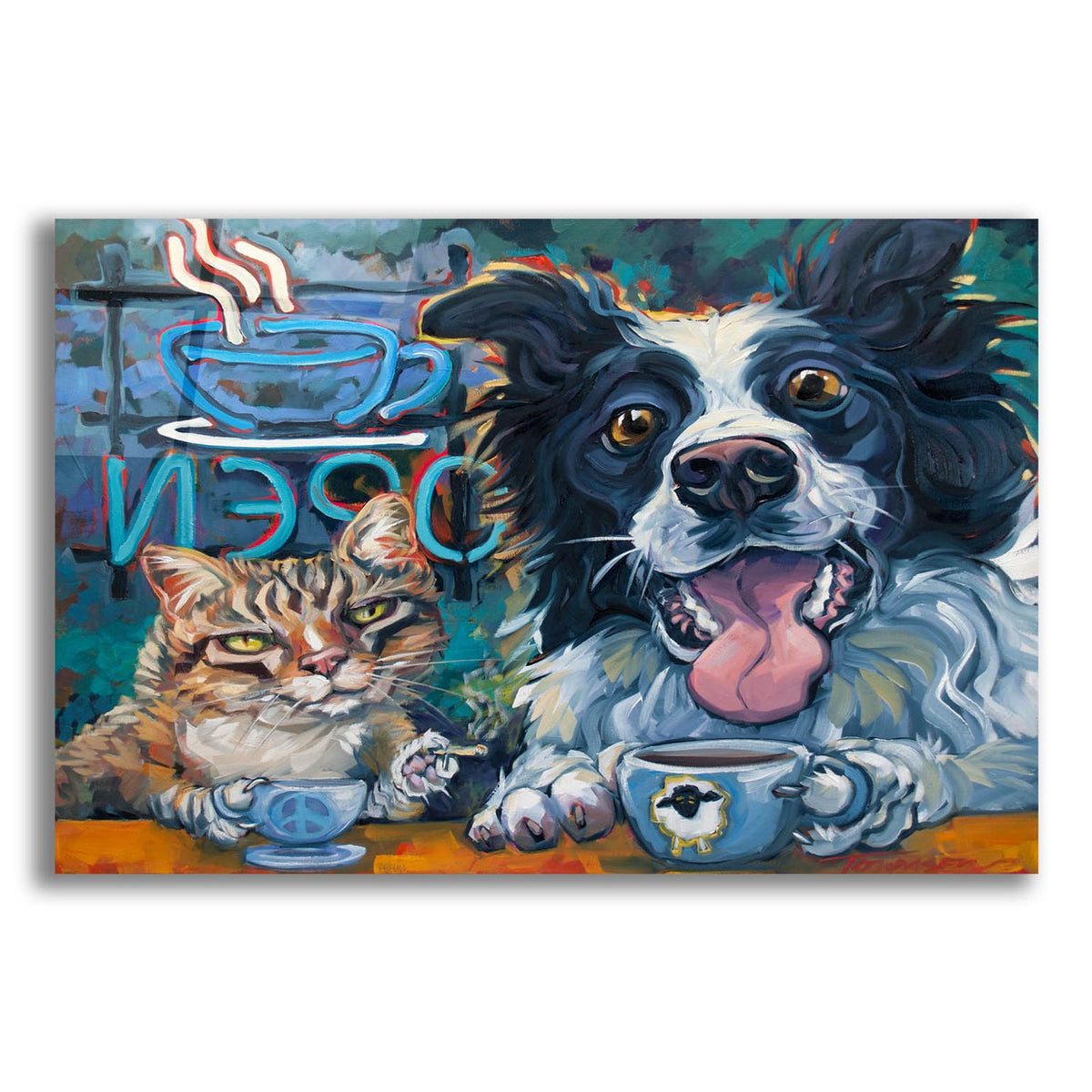 Dude Chill 2 by CR Townsend acrylic glass wall art