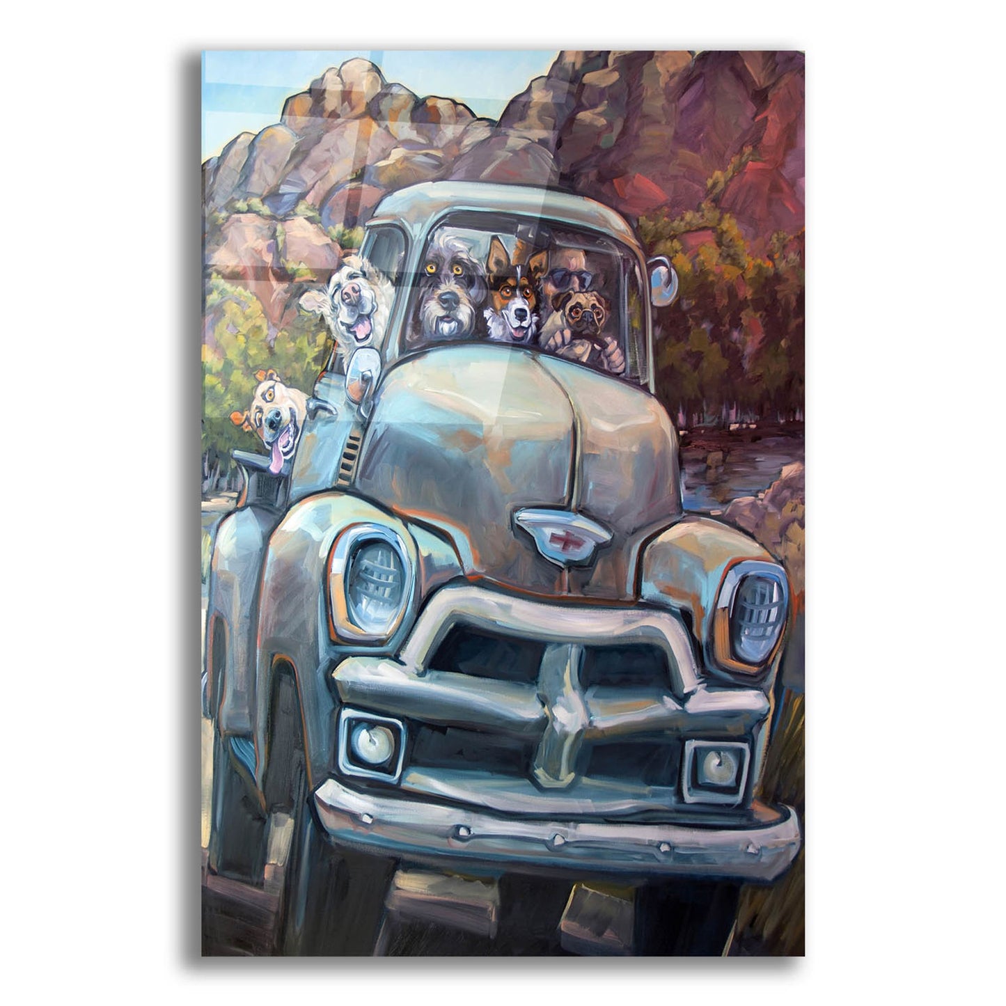 Epic Art 'Go Time' by CR Townsend, Acrylic Glass Wall Art