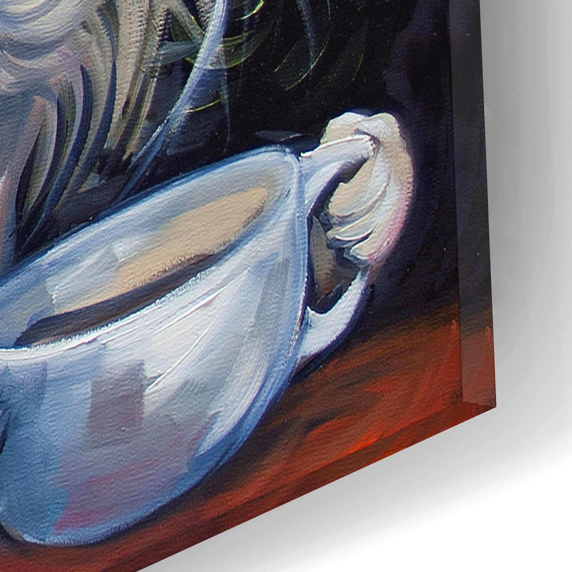 Epic Art 'One Cup Shy' by CR Townsend, Acrylic Glass Wall Art,16x12