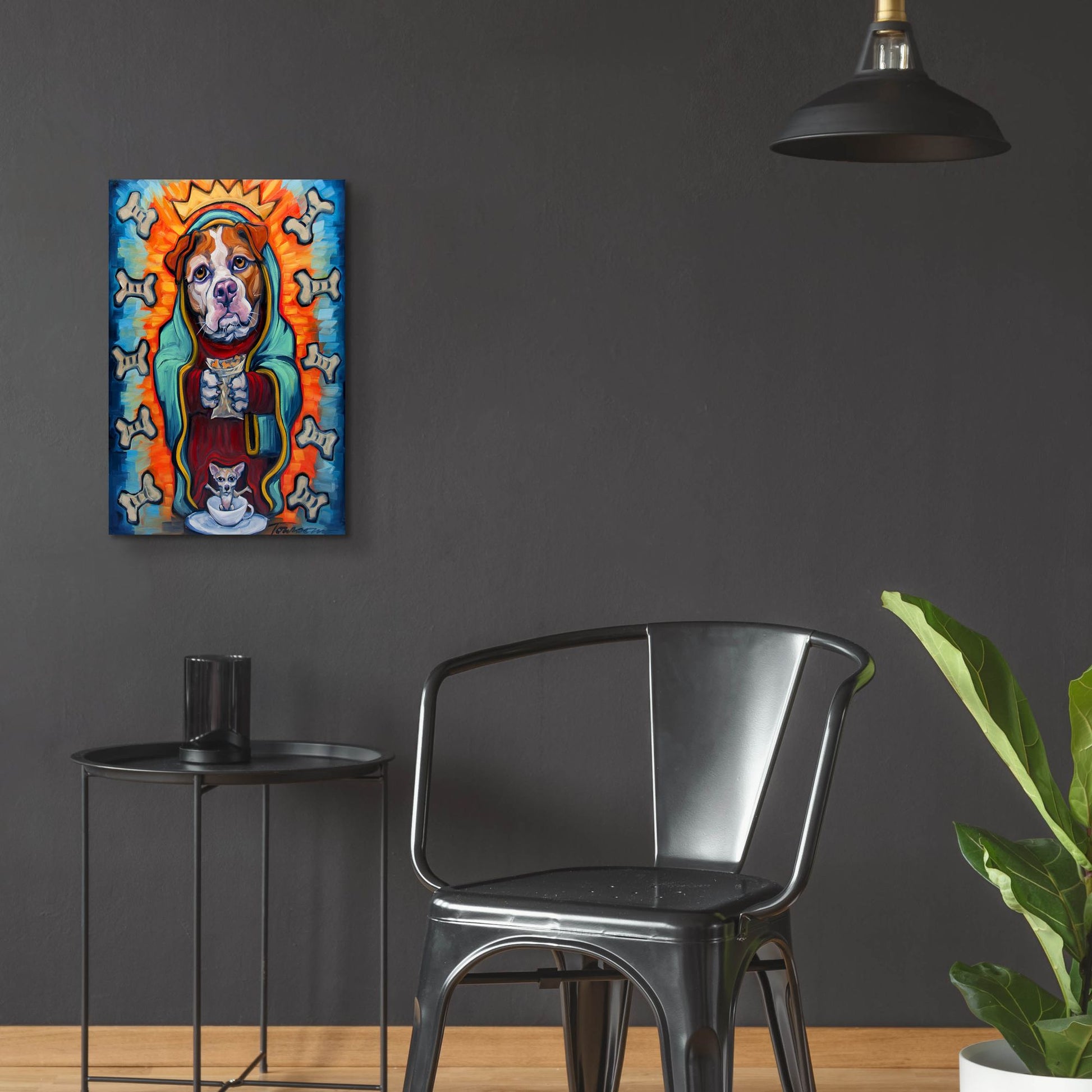 Epic Art 'Our Lady Of Perpetual Dog Biscuits' by CR Townsend, Acrylic Glass Wall Art,16x24