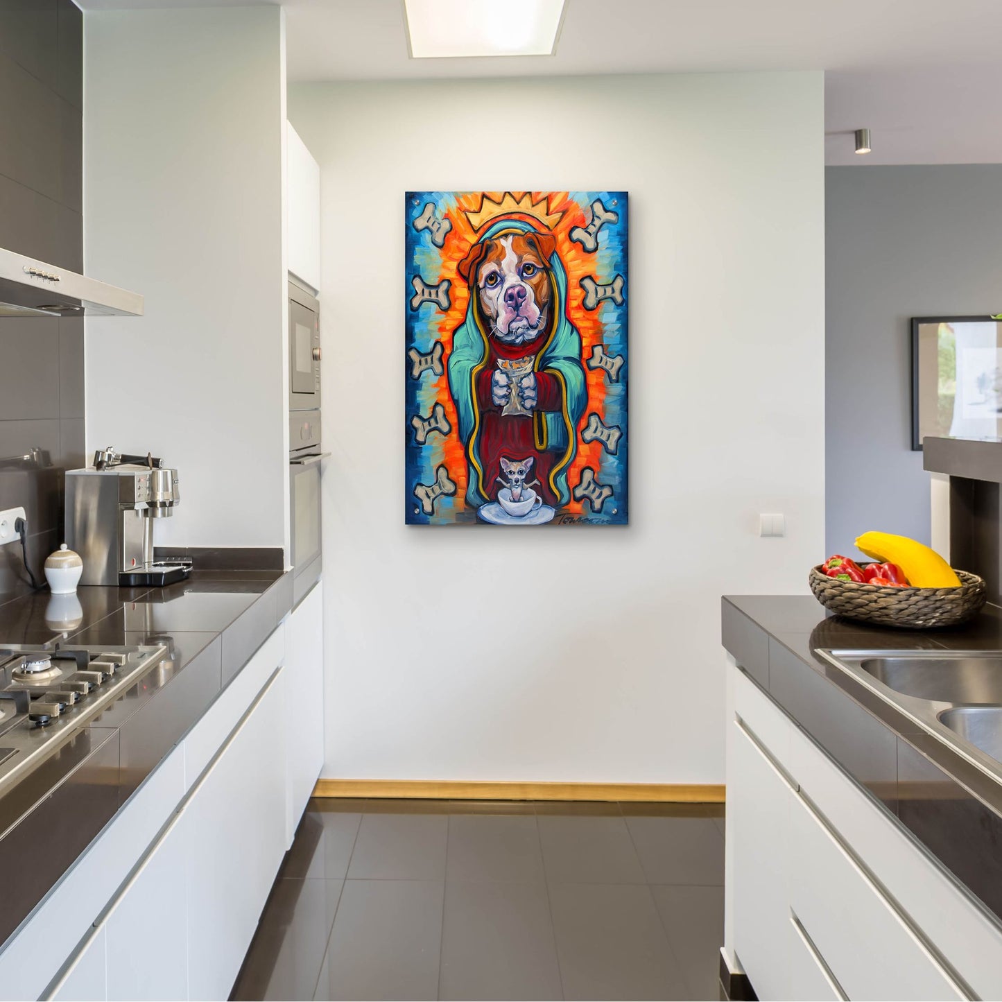 Epic Art 'Our Lady Of Perpetual Dog Biscuits' by CR Townsend, Acrylic Glass Wall Art,24x36