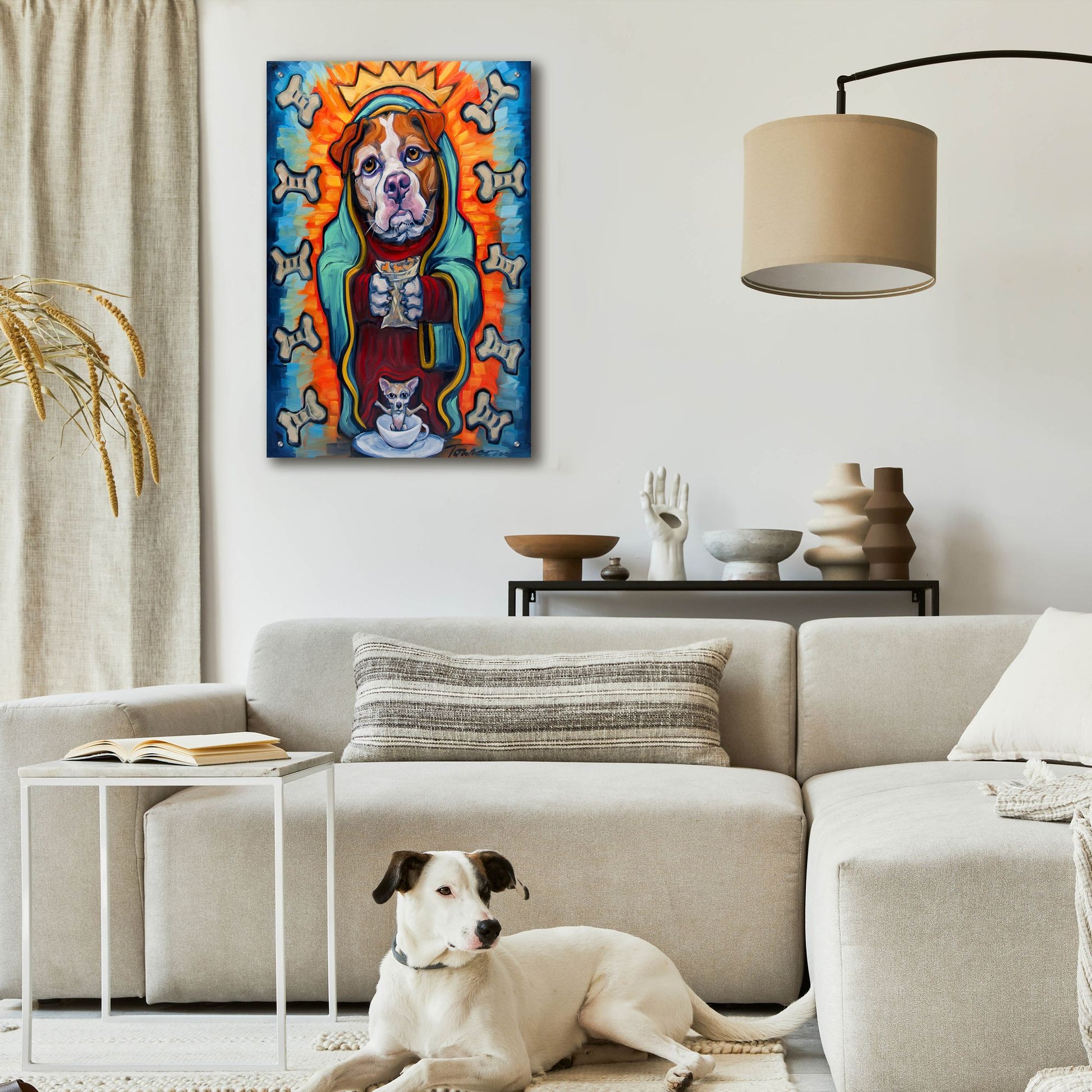 Epic Art 'Our Lady Of Perpetual Dog Biscuits' by CR Townsend, Acrylic Glass Wall Art,24x36