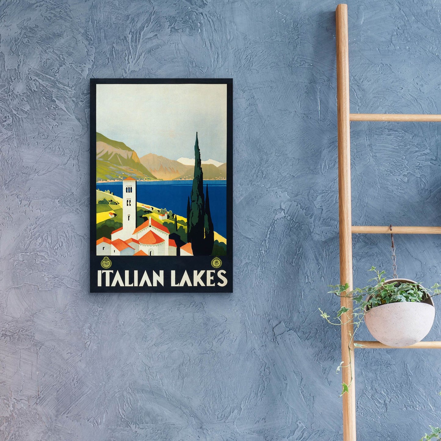 Epic Art 'Italian Lakes' by Unknown, Acrylic Glass Wall Art,16x24