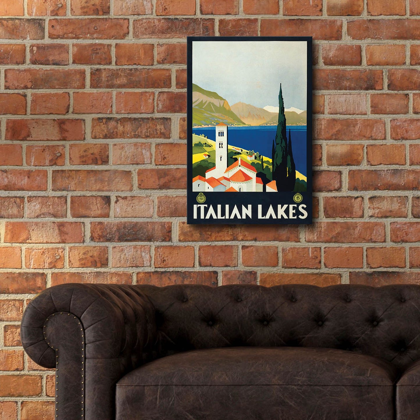 Epic Art 'Italian Lakes' by Unknown, Acrylic Glass Wall Art,16x24