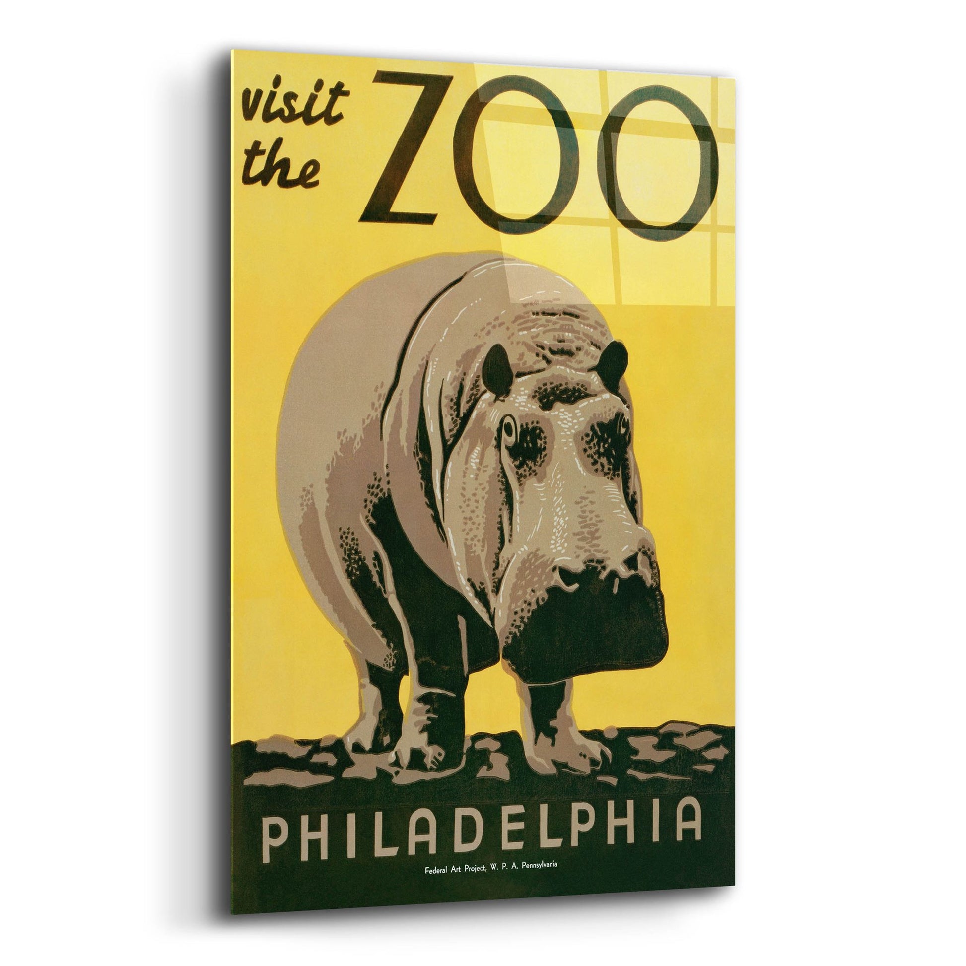 Epic Art 'Visit The Zoo' by Unknown, Acrylic Glass Wall Art,12x16