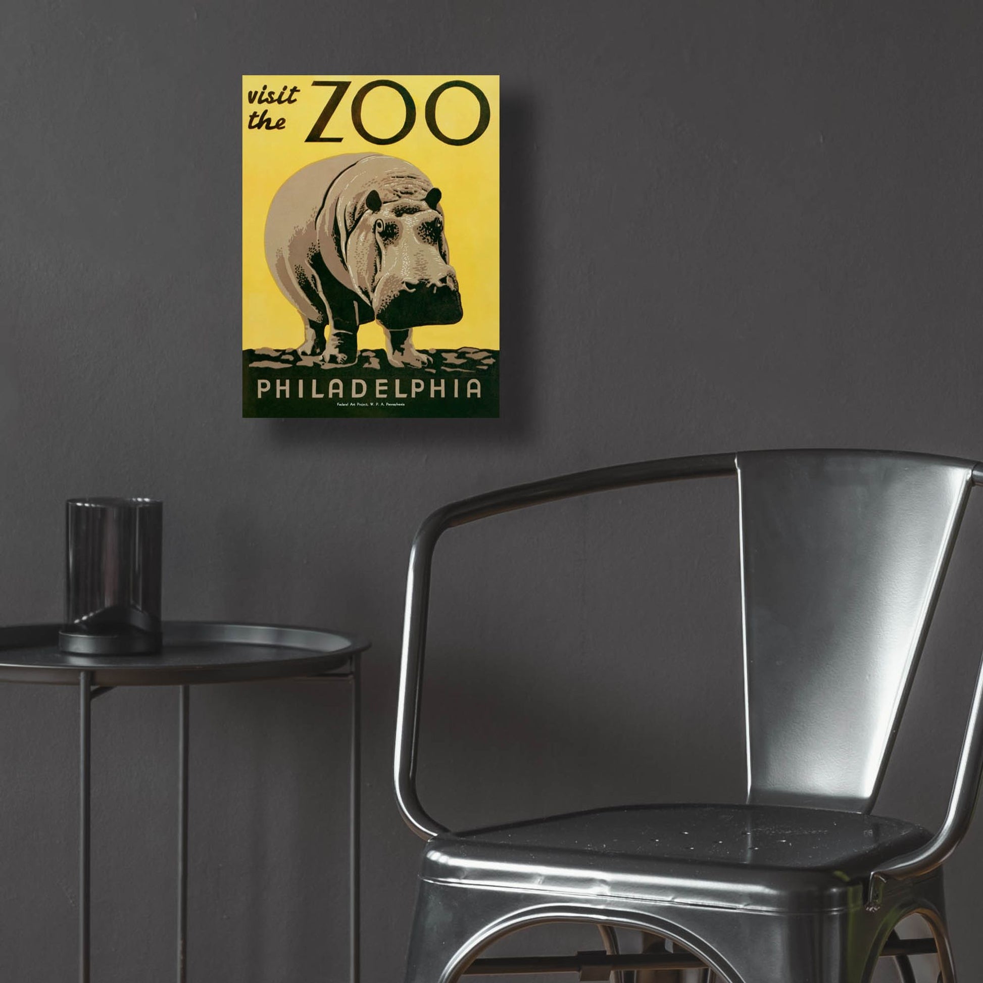 Epic Art 'Visit The Zoo' by Unknown, Acrylic Glass Wall Art,12x16