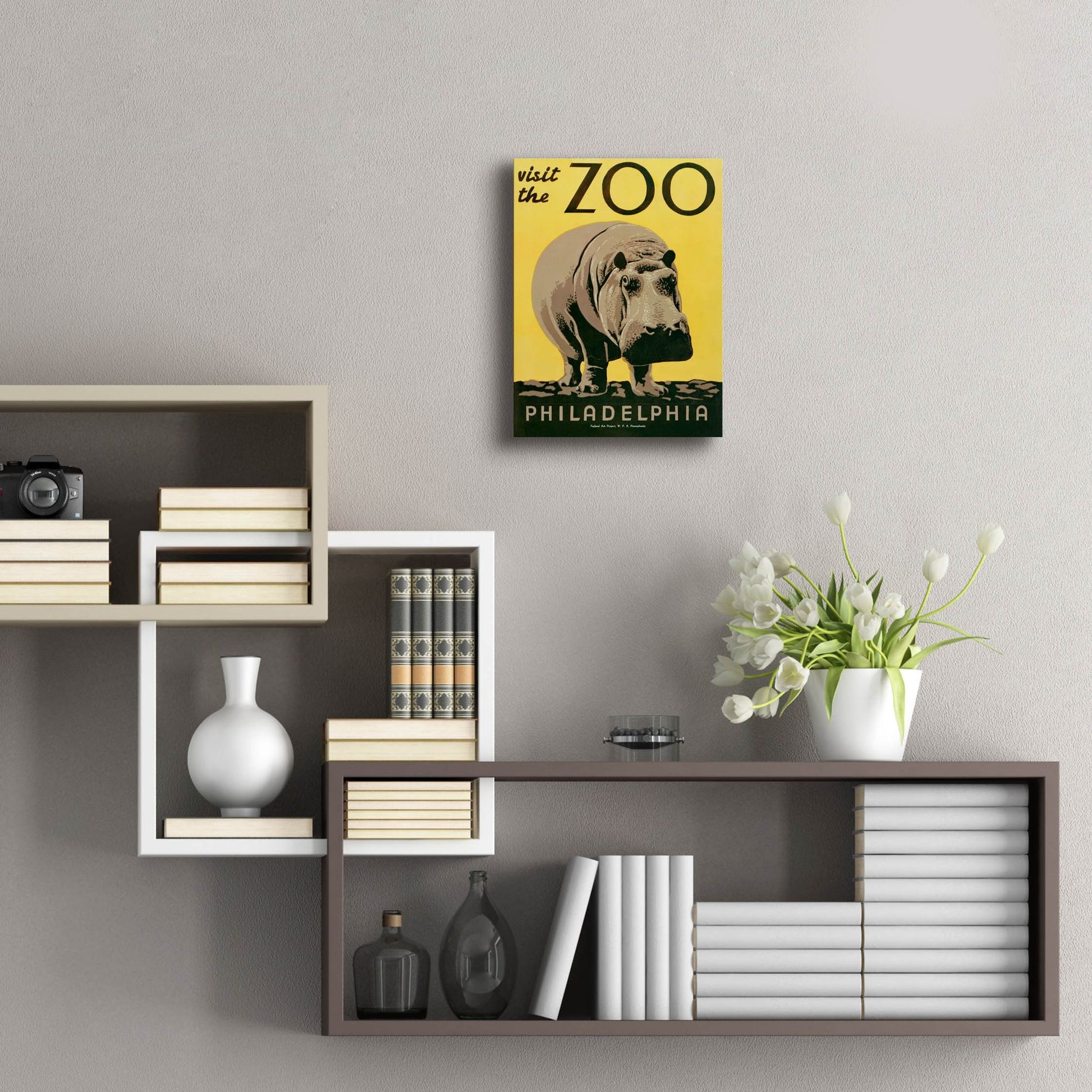 Epic Art 'Visit The Zoo' by Unknown, Acrylic Glass Wall Art,12x16