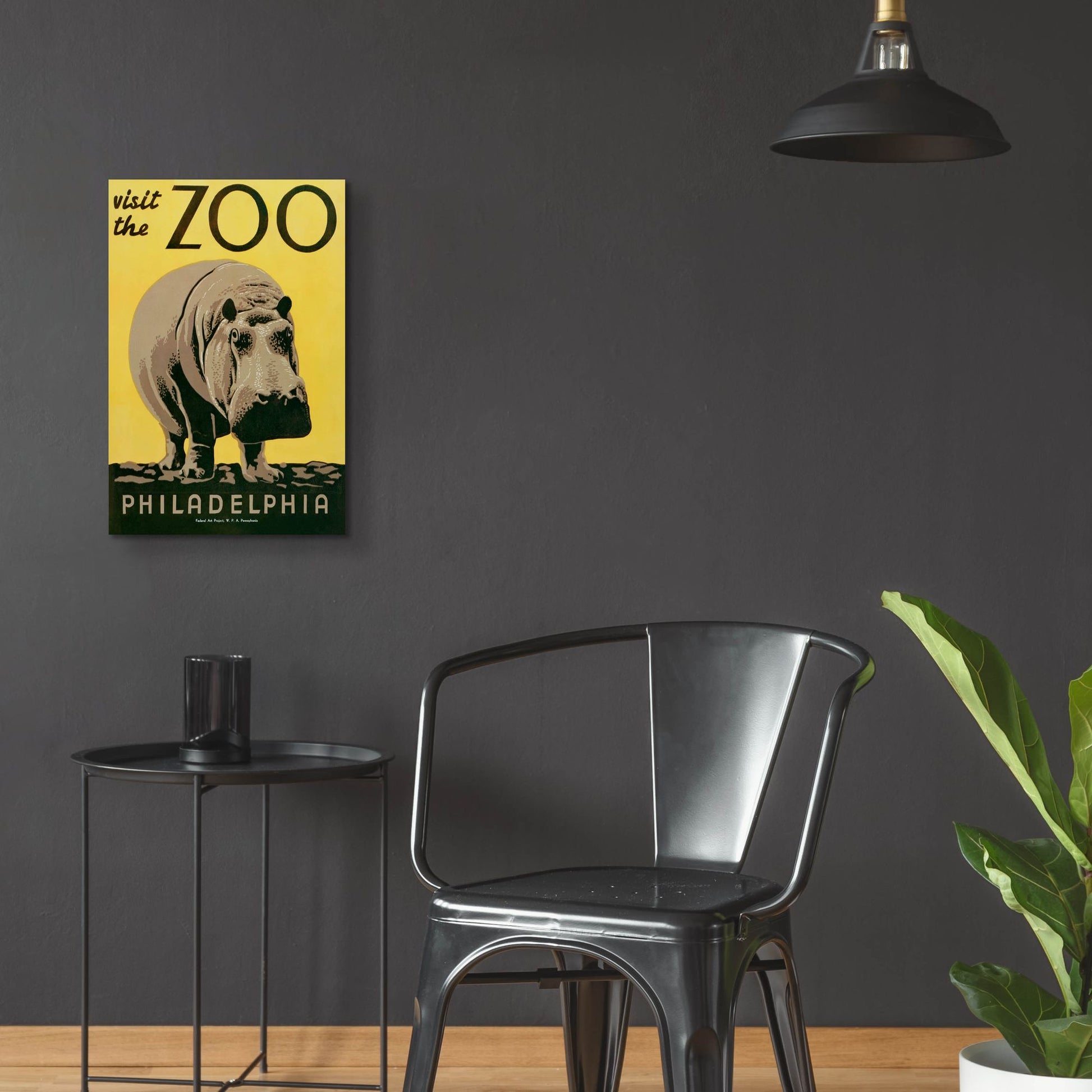 Epic Art 'Visit The Zoo' by Unknown, Acrylic Glass Wall Art,16x24