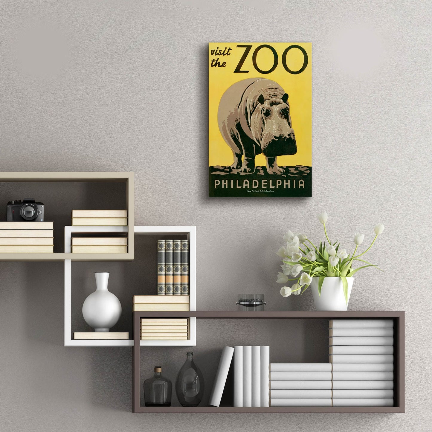 Epic Art 'Visit The Zoo' by Unknown, Acrylic Glass Wall Art,16x24