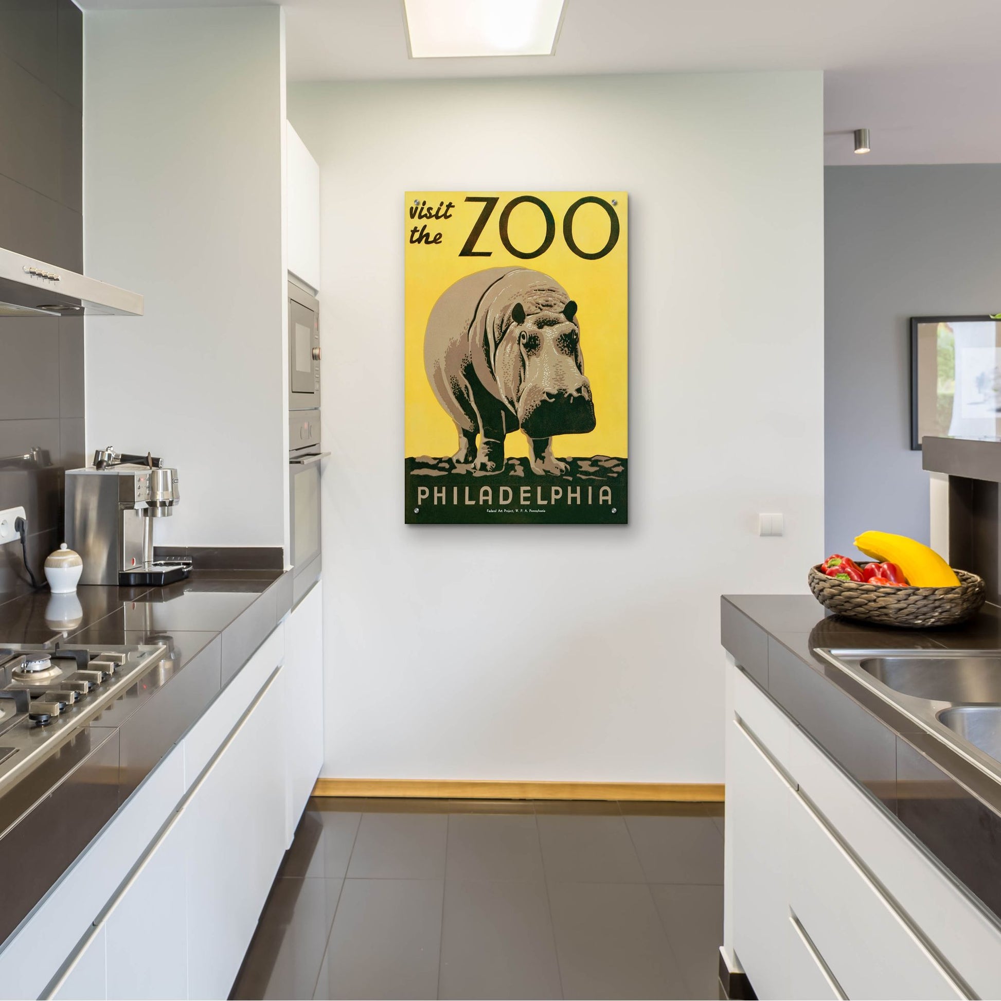 Epic Art 'Visit The Zoo' by Unknown, Acrylic Glass Wall Art,24x36