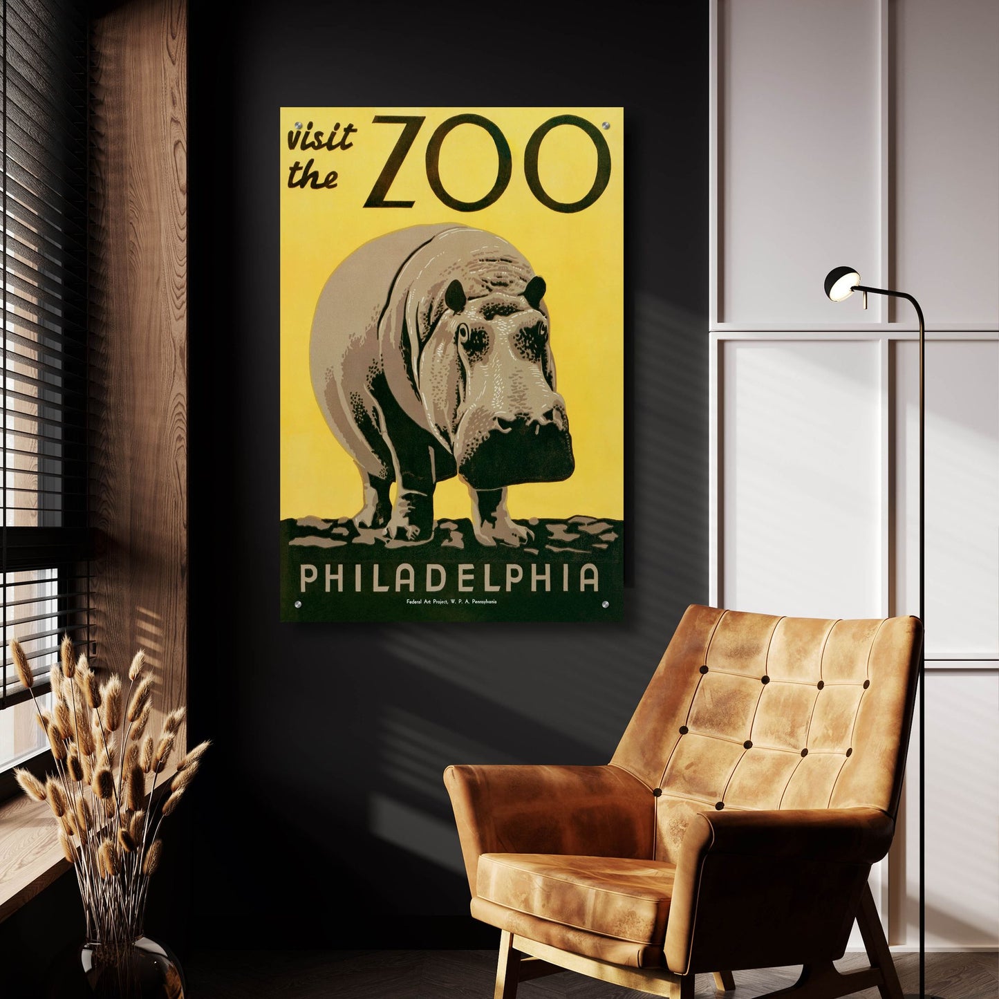 Epic Art 'Visit The Zoo' by Unknown, Acrylic Glass Wall Art,24x36