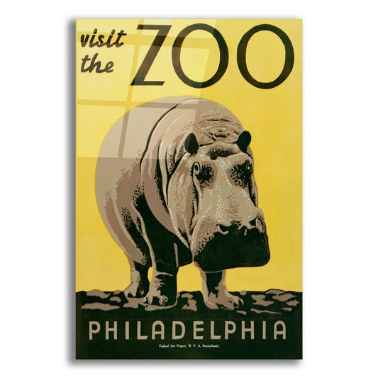 Epic Art 'Visit The Zoo' by Unknown, Acrylic Glass Wall Art