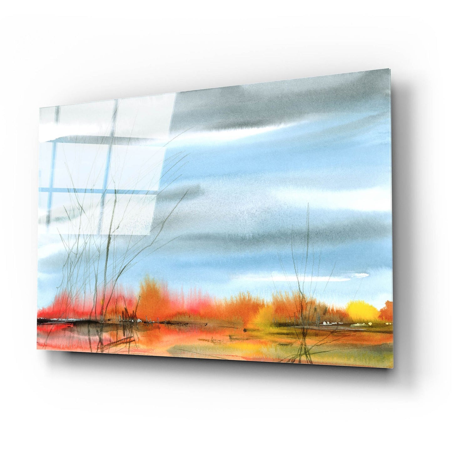 Epic Art 'Interference; The Voice You Hear Is Your Own' by Caryn Vainio, Acrylic Glass Wall Art,24x16