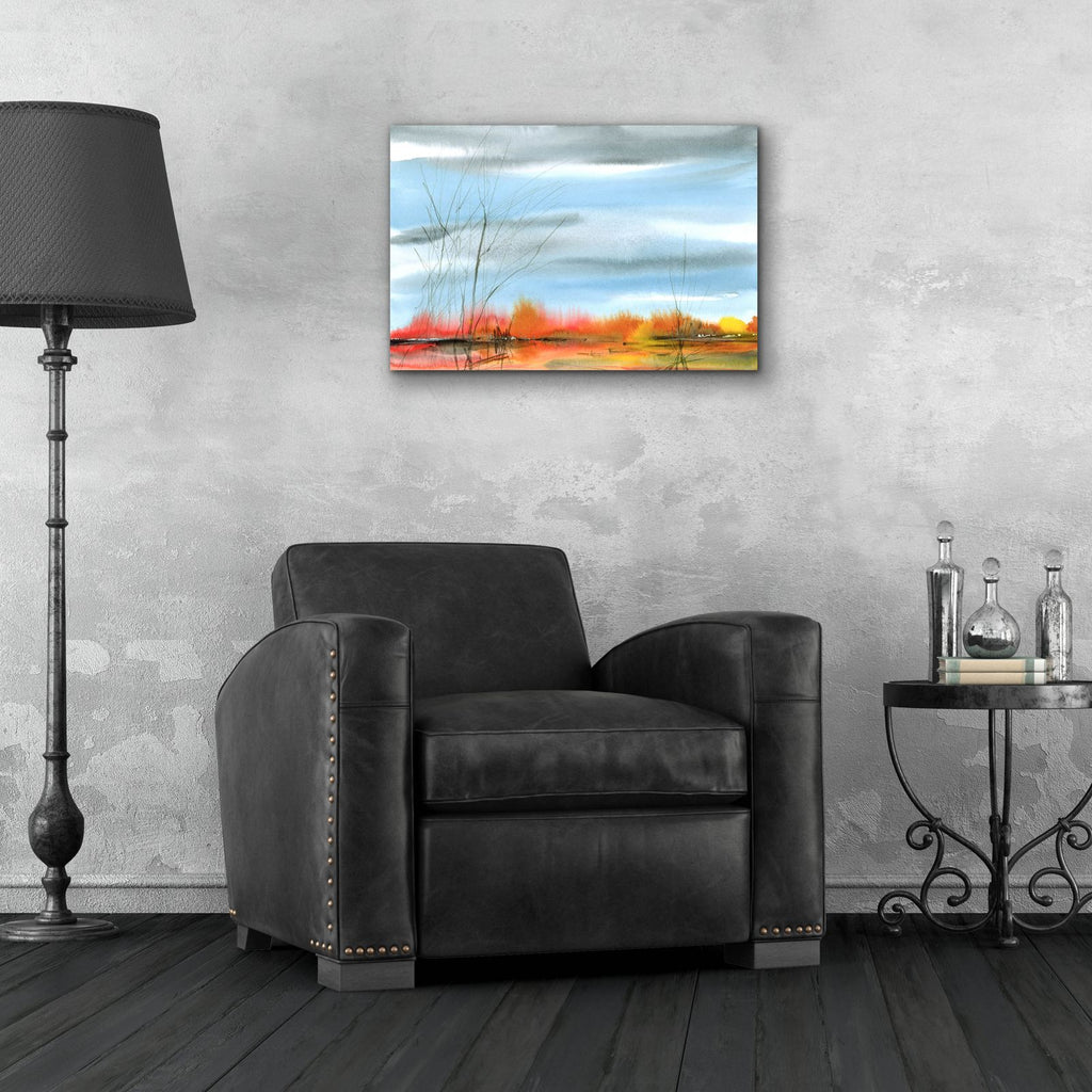 Interference; The Voice You Hear Is Your Own by Caryn Vainio - 24x16 acrylic wall art in a room