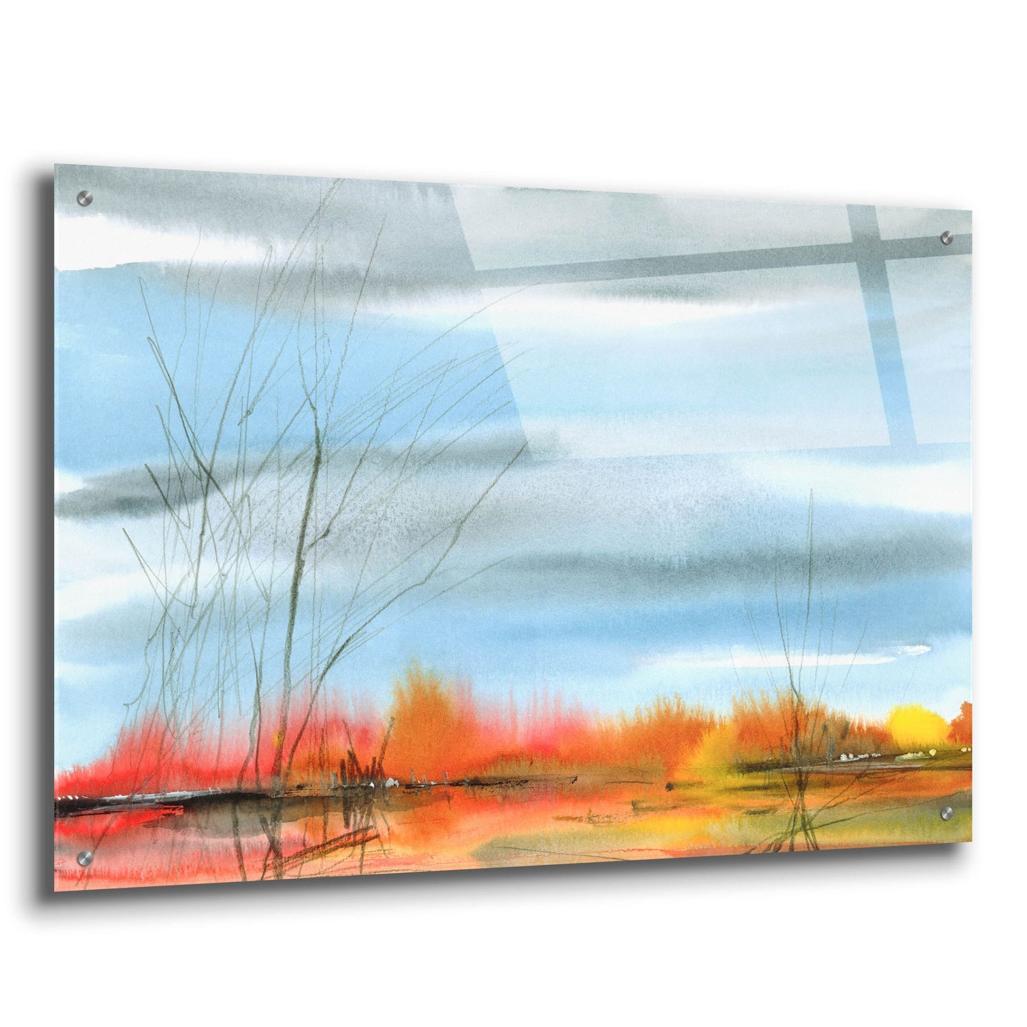 Epic Art 'Interference; The Voice You Hear Is Your Own' by Caryn Vainio, Acrylic Glass Wall Art,36x24