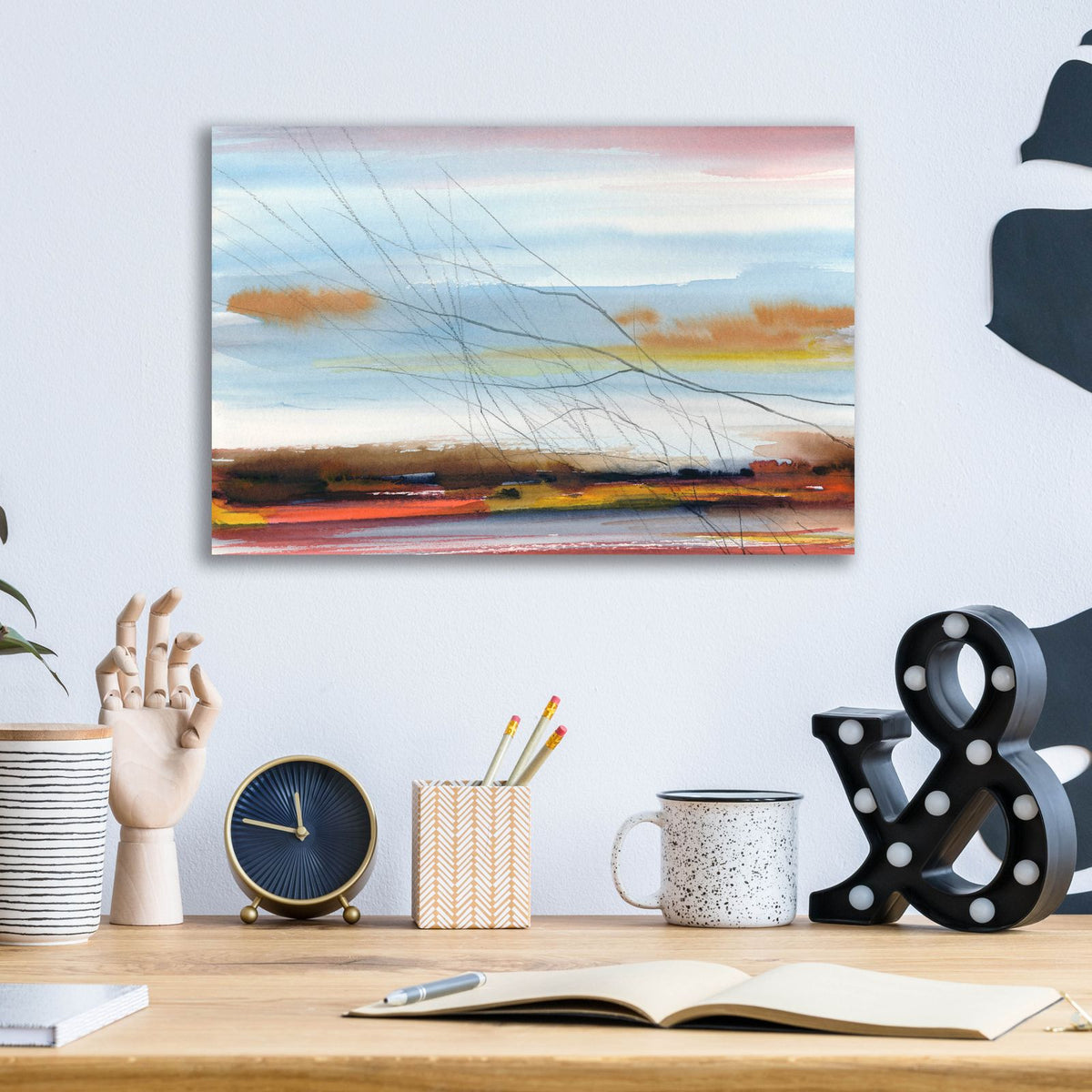 Still Air by Caryn Vainio - 16x12 acrylic wall art in a room