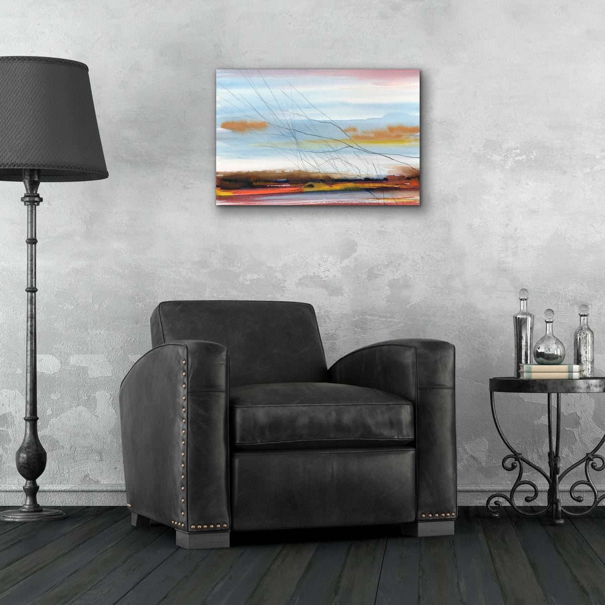 Still Air by Caryn Vainio - 24x16 acrylic wall art in a room