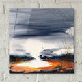 Toward The Sky Deep Water by Caryn Vainio - 12x12 acrylic wall art in a room