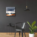 Toward The Sky Deep Water by Caryn Vainio - 24x24 acrylic wall art in a room