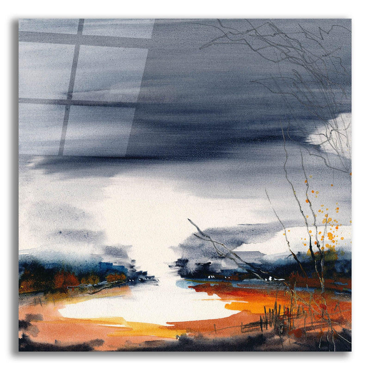 Toward The Sky Deep Water by Caryn Vainio acrylic glass wall art