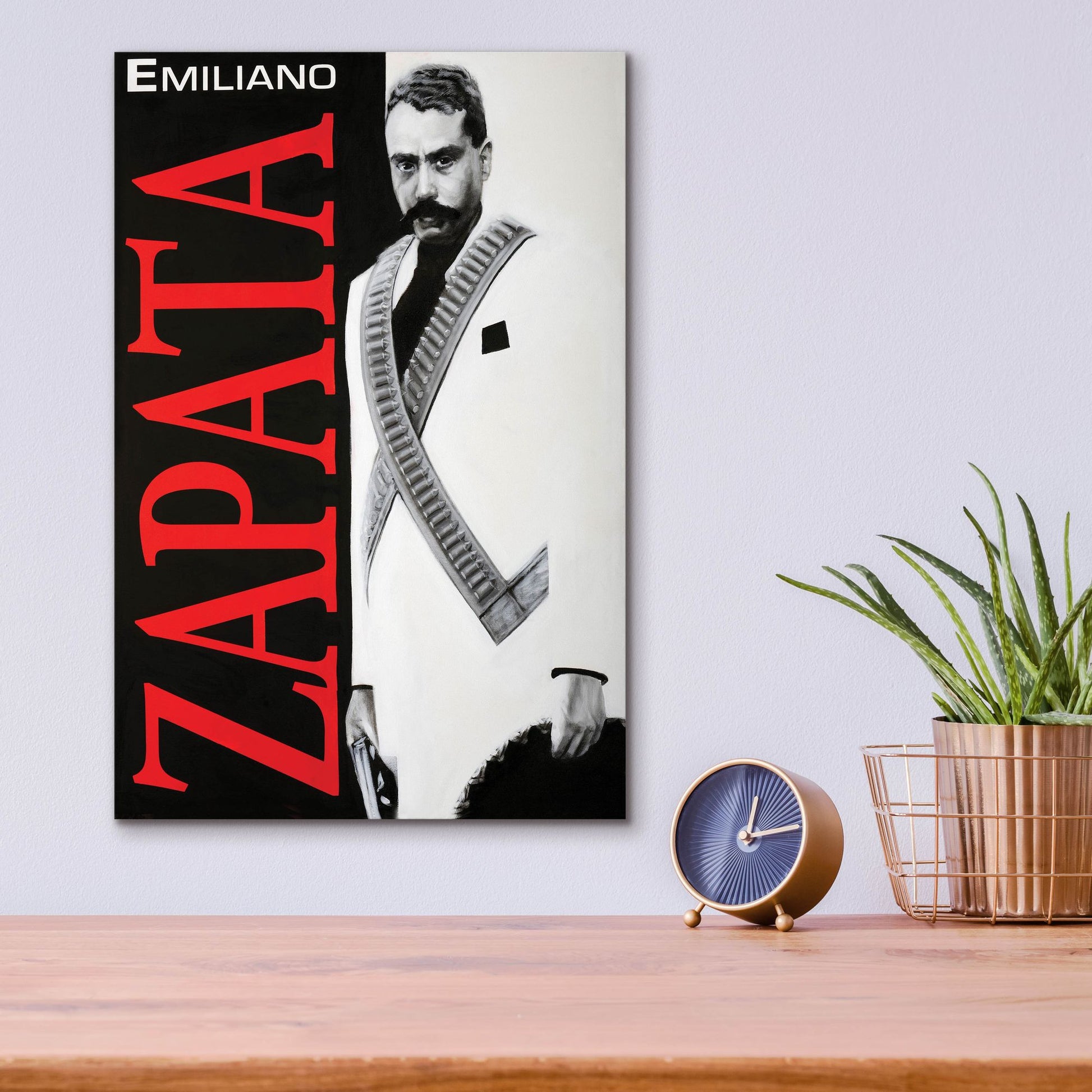 Epic Art 'Zapata' by Robert Valadez, Acrylic Glass Wall Art,12x16