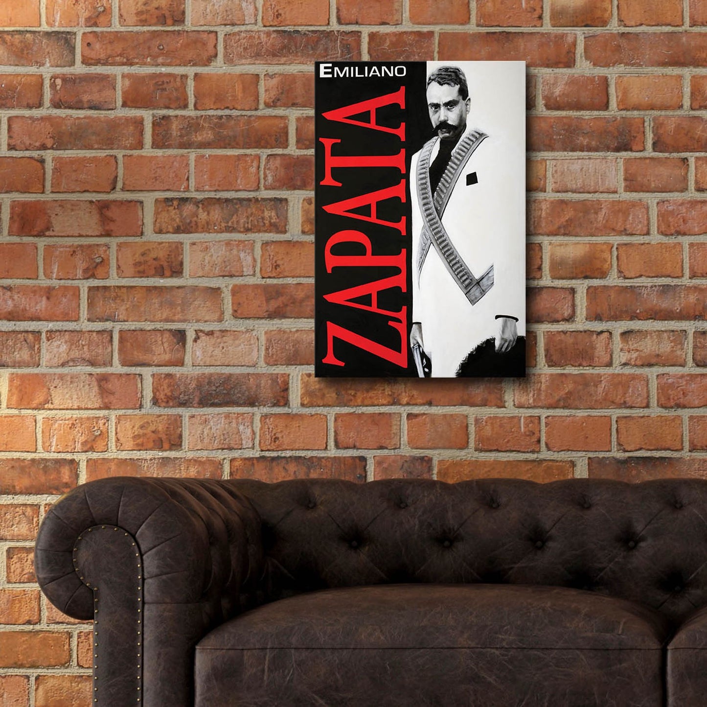 Epic Art 'Zapata' by Robert Valadez, Acrylic Glass Wall Art,16x24