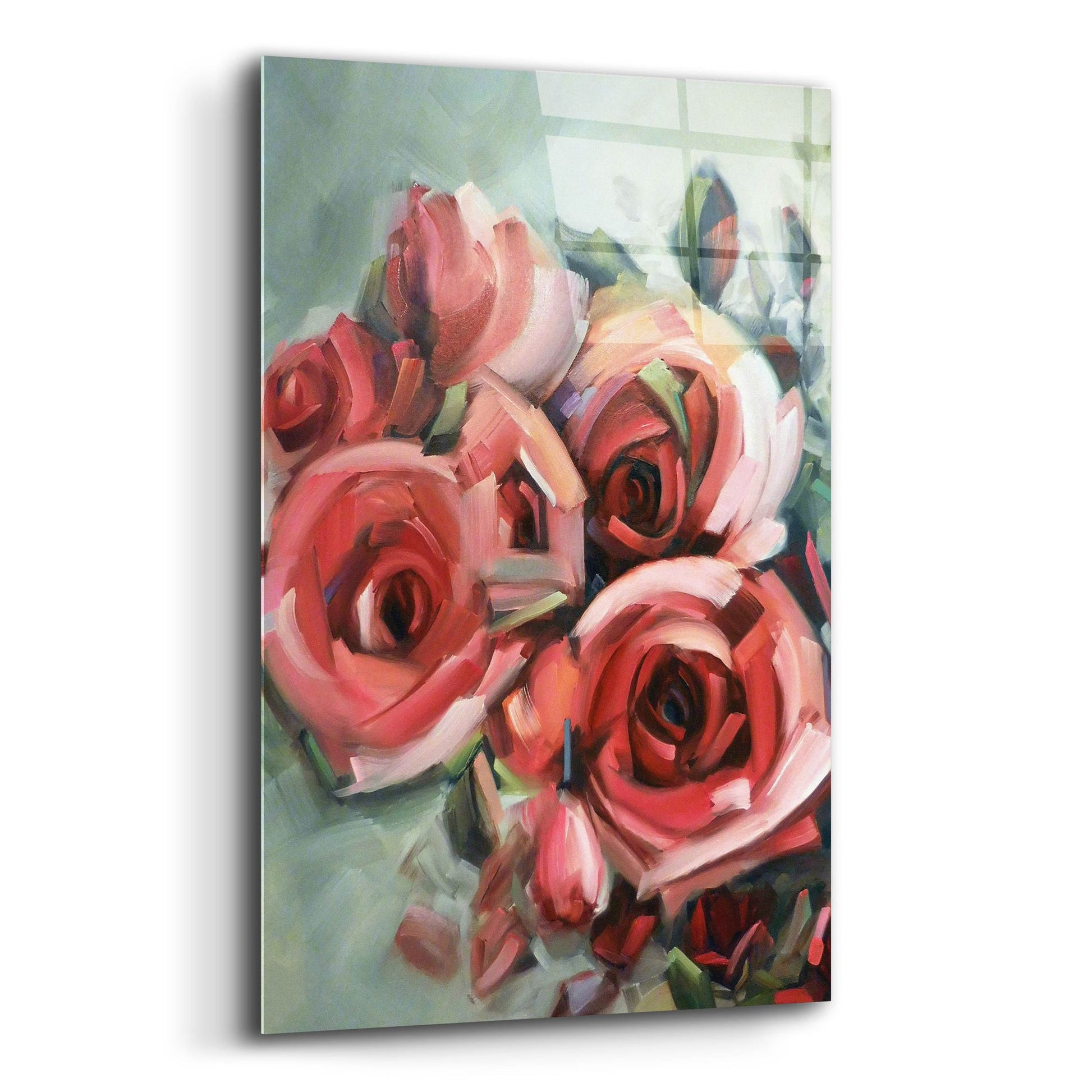 Epic Art 'Amid Scent Of Roses' by Holly Van Hart, Acrylic Glass Wall Art,12x16
