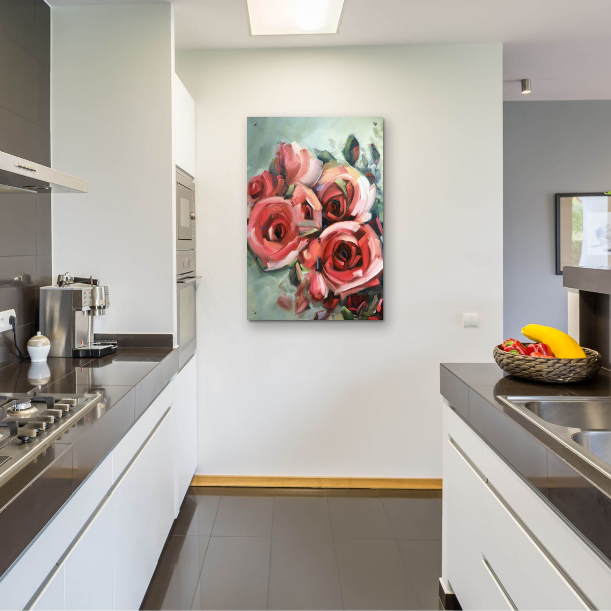 Epic Art 'Amid Scent Of Roses' by Holly Van Hart, Acrylic Glass Wall Art,24x36
