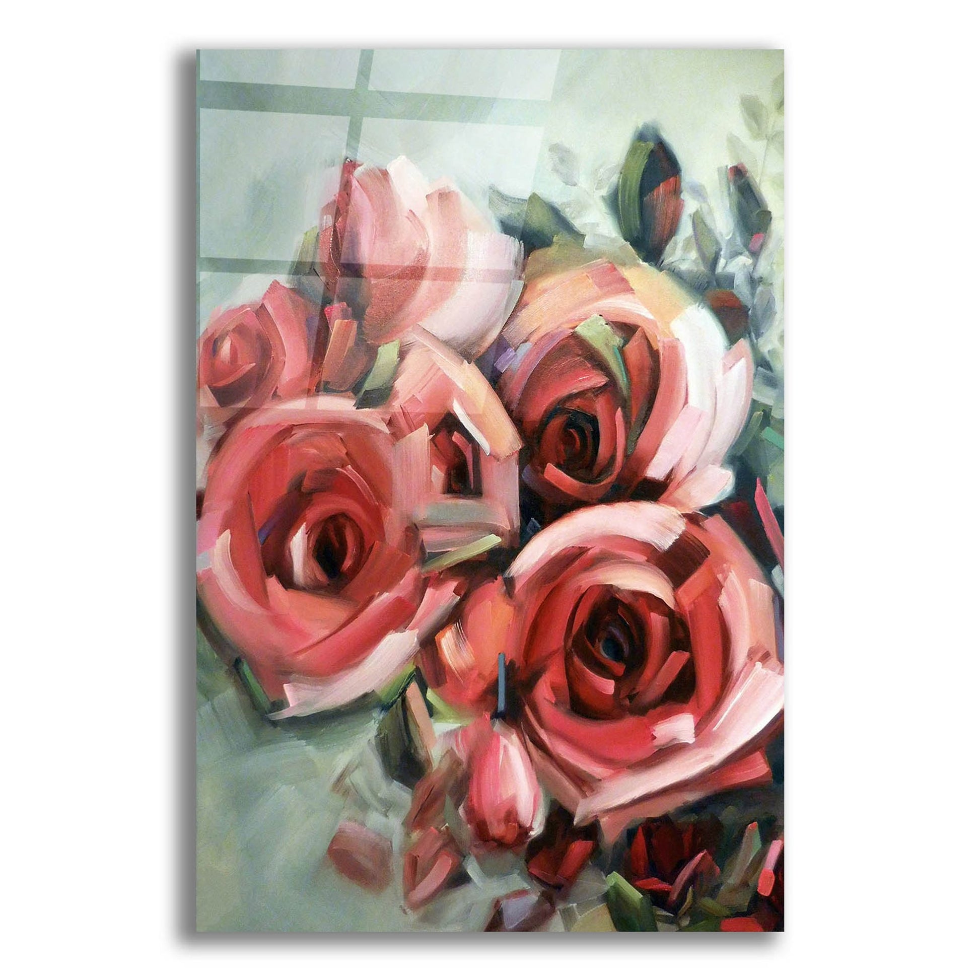 Epic Art 'Amid Scent Of Roses' by Holly Van Hart, Acrylic Glass Wall Art