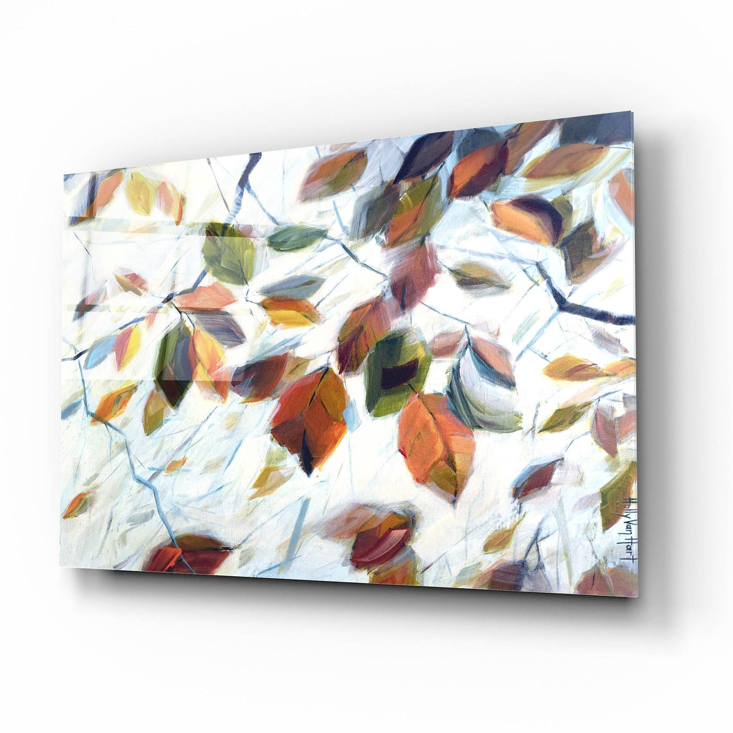 Epic Art 'Breath Of Autumn' by Holly Van Hart, Acrylic Glass Wall Art,16x12