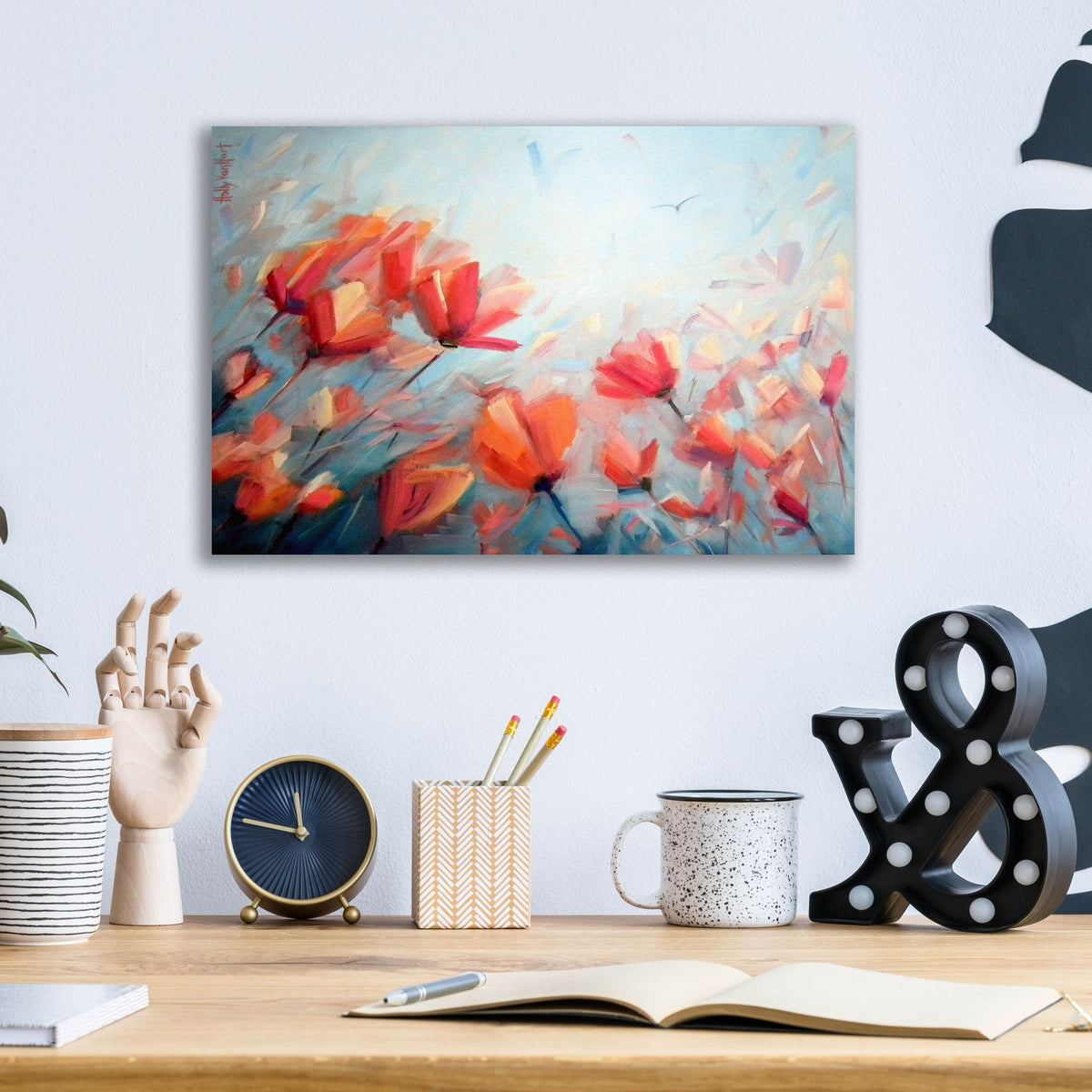 Epic Art 'Dreaming In Full Color' by Holly Van Hart, Acrylic Glass Wall Art,16x12