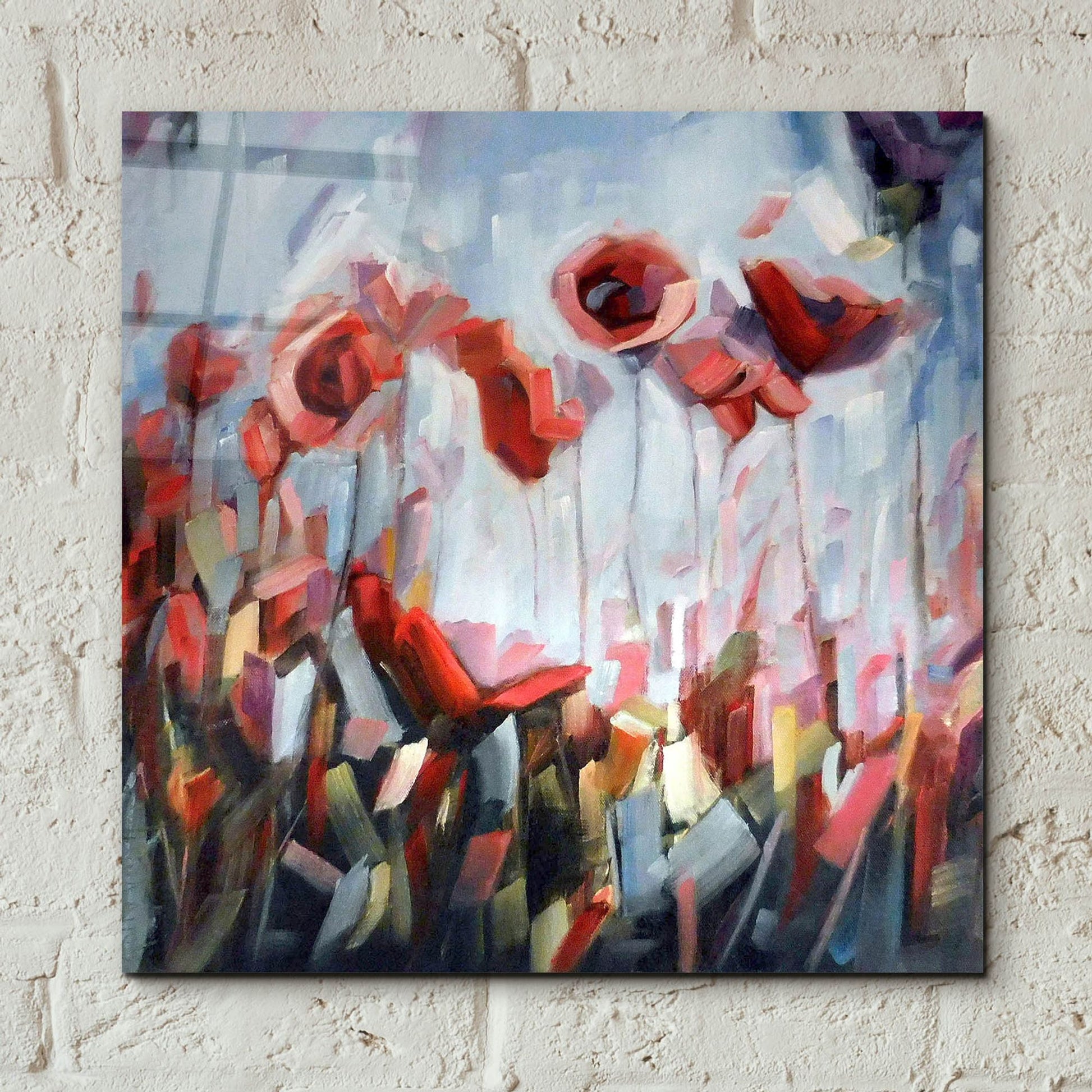 Epic Art 'Enraptured' by Holly Van Hart, Acrylic Glass Wall Art,12x12