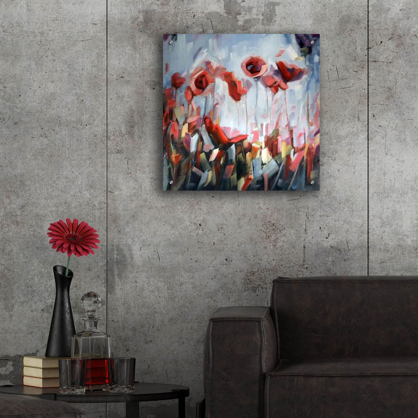 Epic Art 'Enraptured' by Holly Van Hart, Acrylic Glass Wall Art,24x24