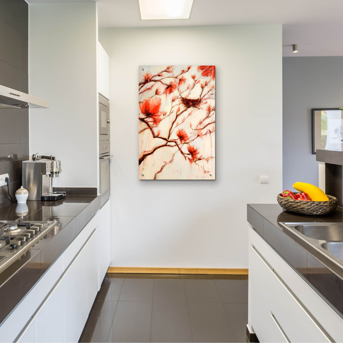 Epic Art 'Flush With Possibilities' by Holly Van Hart, Acrylic Glass Wall Art,24x36