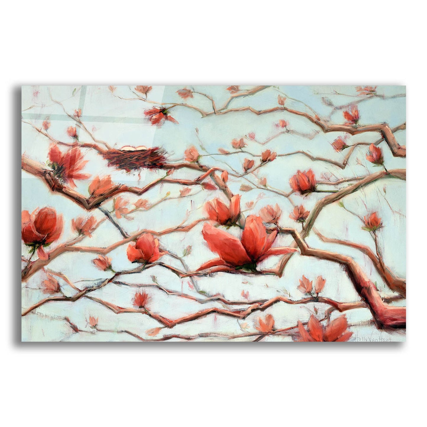 Epic Art 'Possibilities In Full Bloom' by Holly Van Hart, Acrylic Glass Wall Art,24x16