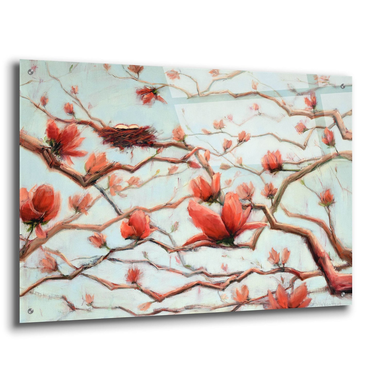Epic Art 'Possibilities In Full Bloom' by Holly Van Hart, Acrylic Glass Wall Art,36x24