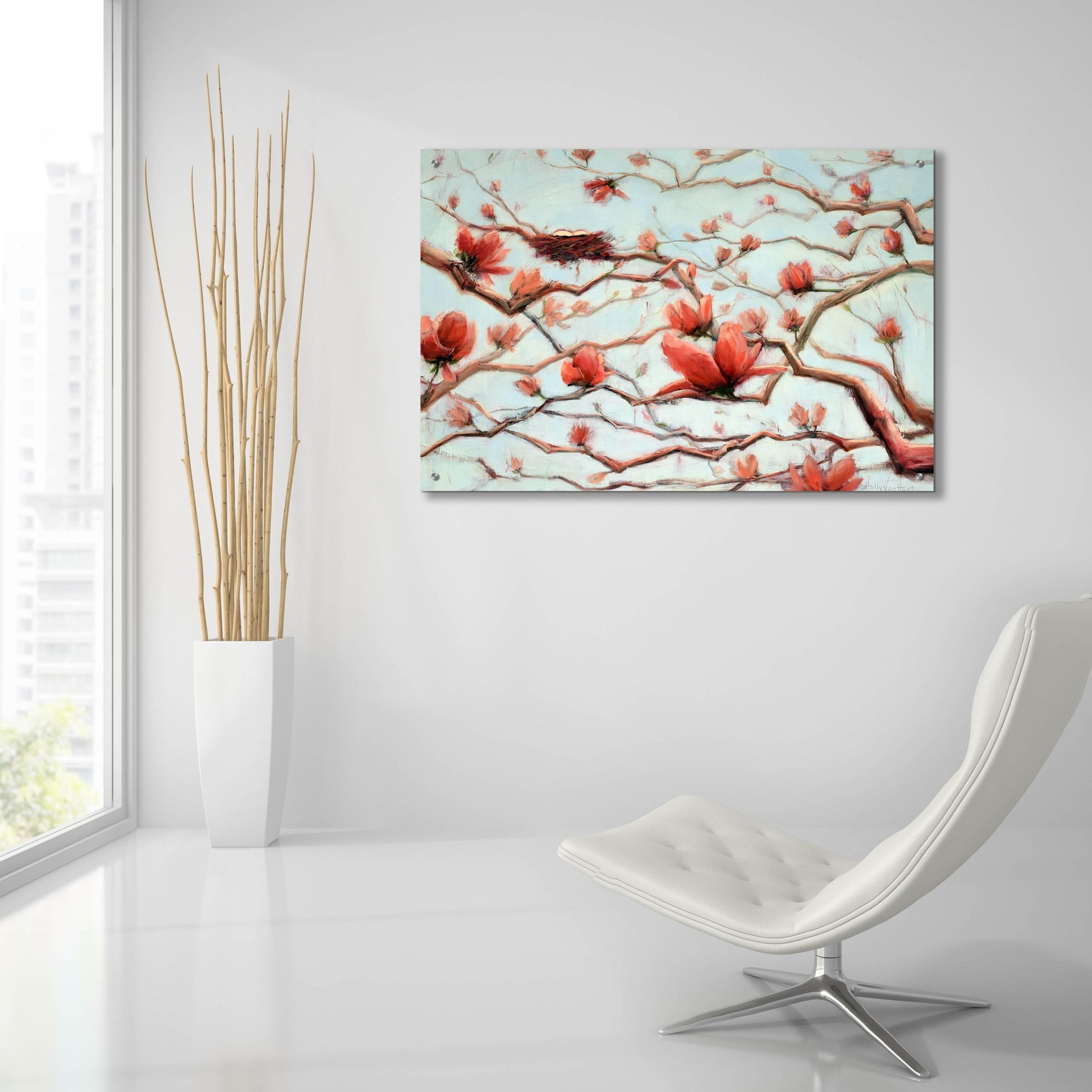Epic Art 'Possibilities In Full Bloom' by Holly Van Hart, Acrylic Glass Wall Art,36x24