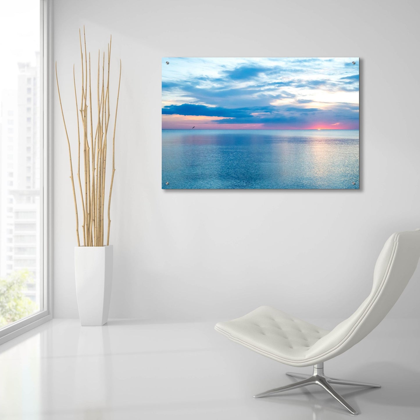 Epic Art 'Calm' by Verne Varona, Acrylic Glass Wall Art,36x24