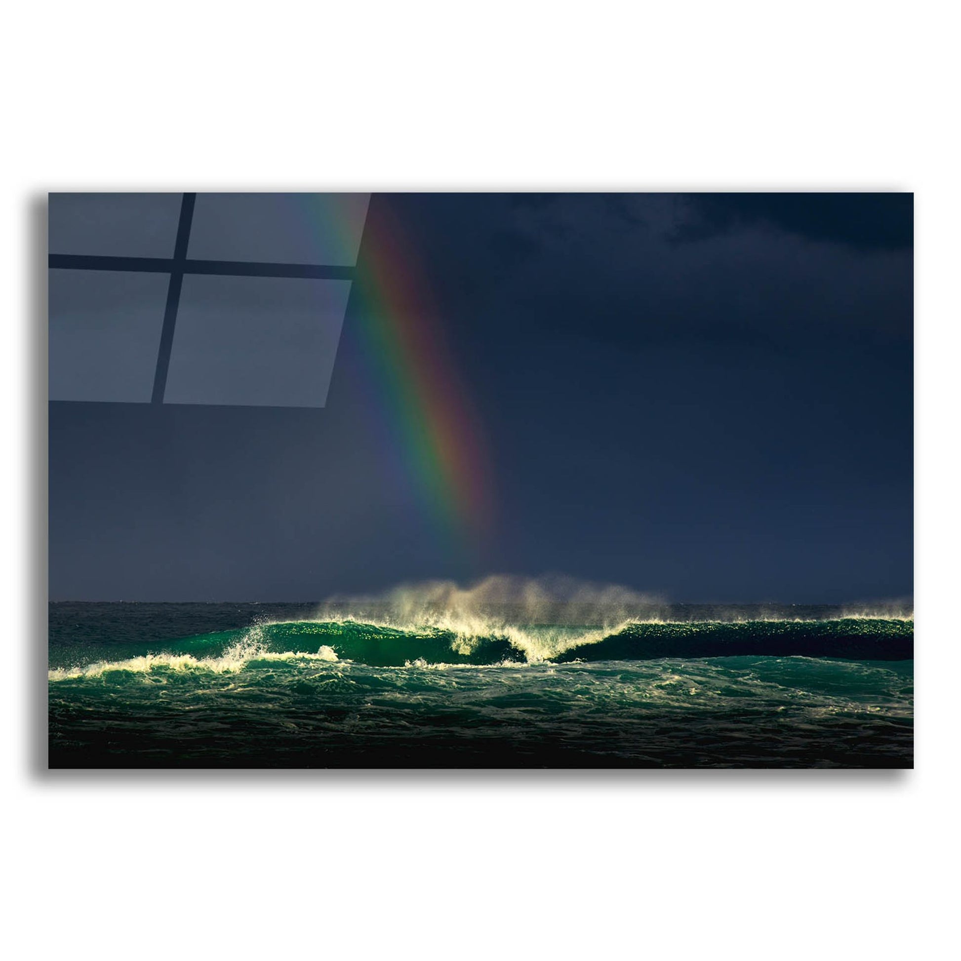 Epic Art 'Divine Wave' by Verne Varona, Acrylic Glass Wall Art,24x16