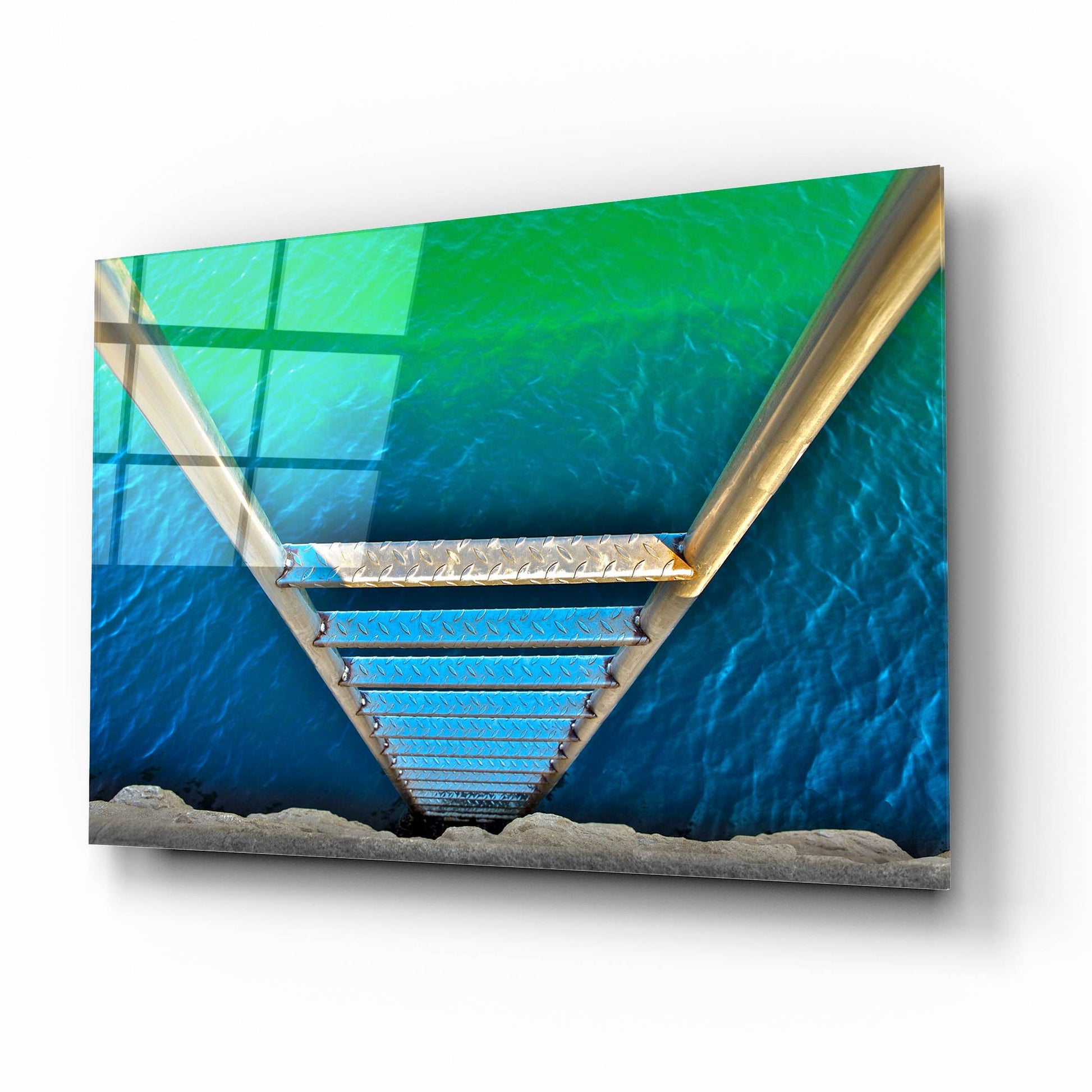 Epic Art 'Sea Ladder' by Verne Varona, Acrylic Glass Wall Art,16x12