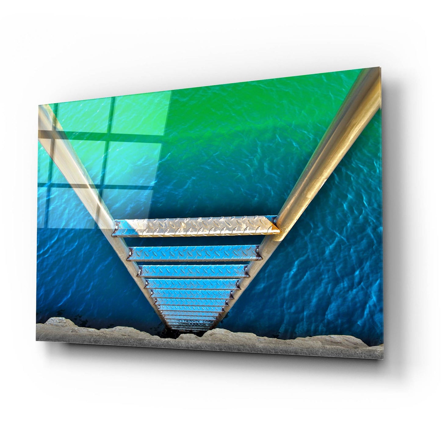 Epic Art 'Sea Ladder' by Verne Varona, Acrylic Glass Wall Art,24x16