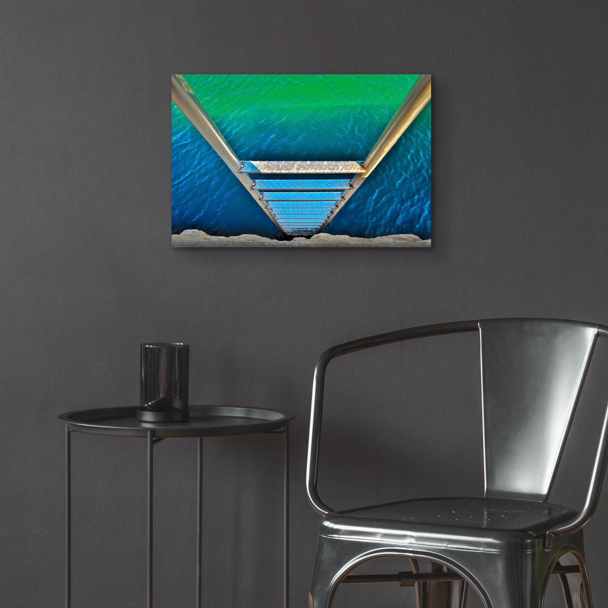 Epic Art 'Sea Ladder' by Verne Varona, Acrylic Glass Wall Art,24x16