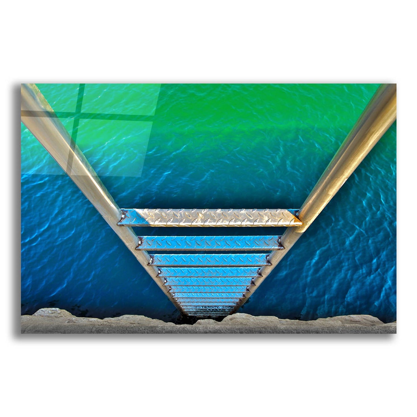 Epic Art 'Sea Ladder' by Verne Varona, Acrylic Glass Wall Art,24x16