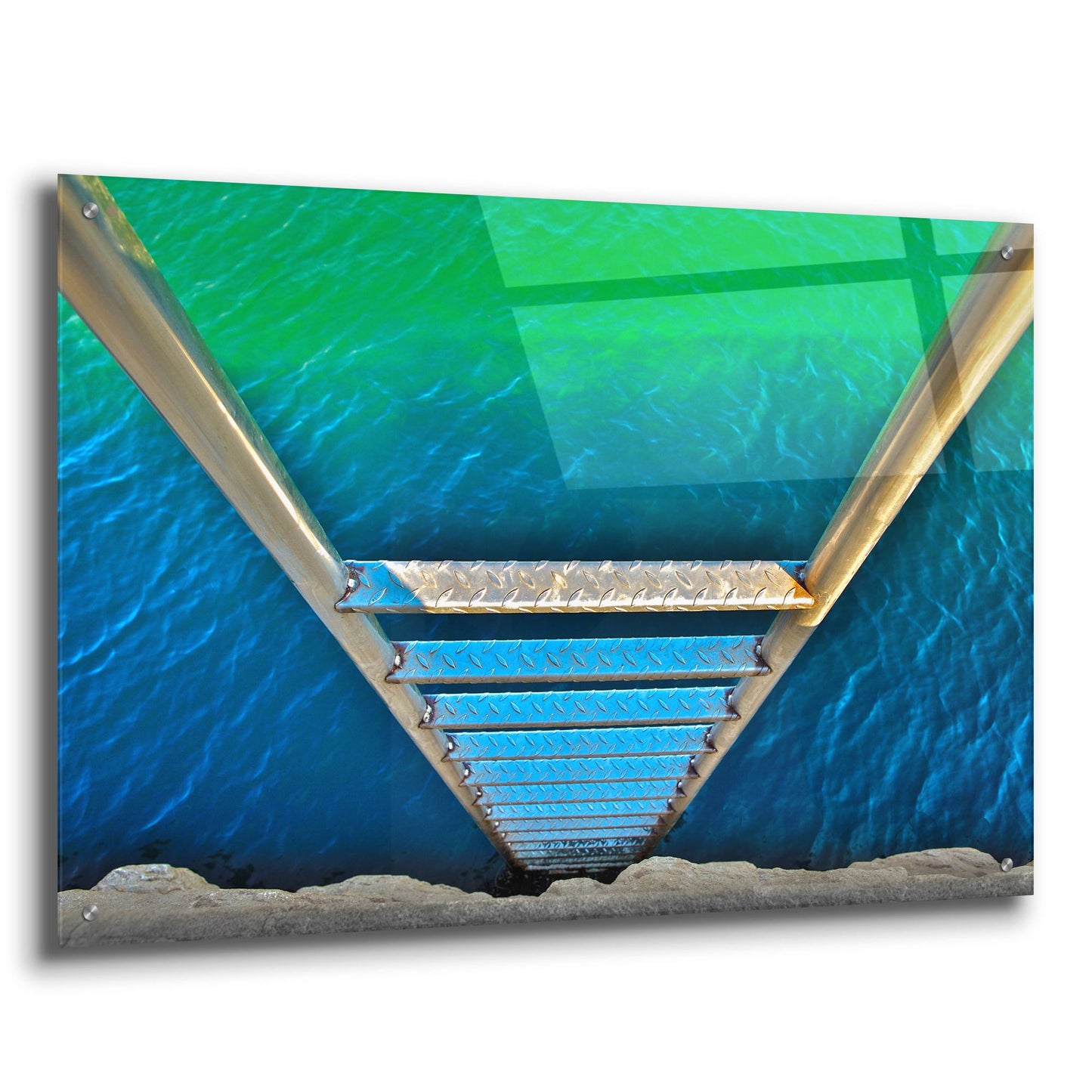 Epic Art 'Sea Ladder' by Verne Varona, Acrylic Glass Wall Art,36x24