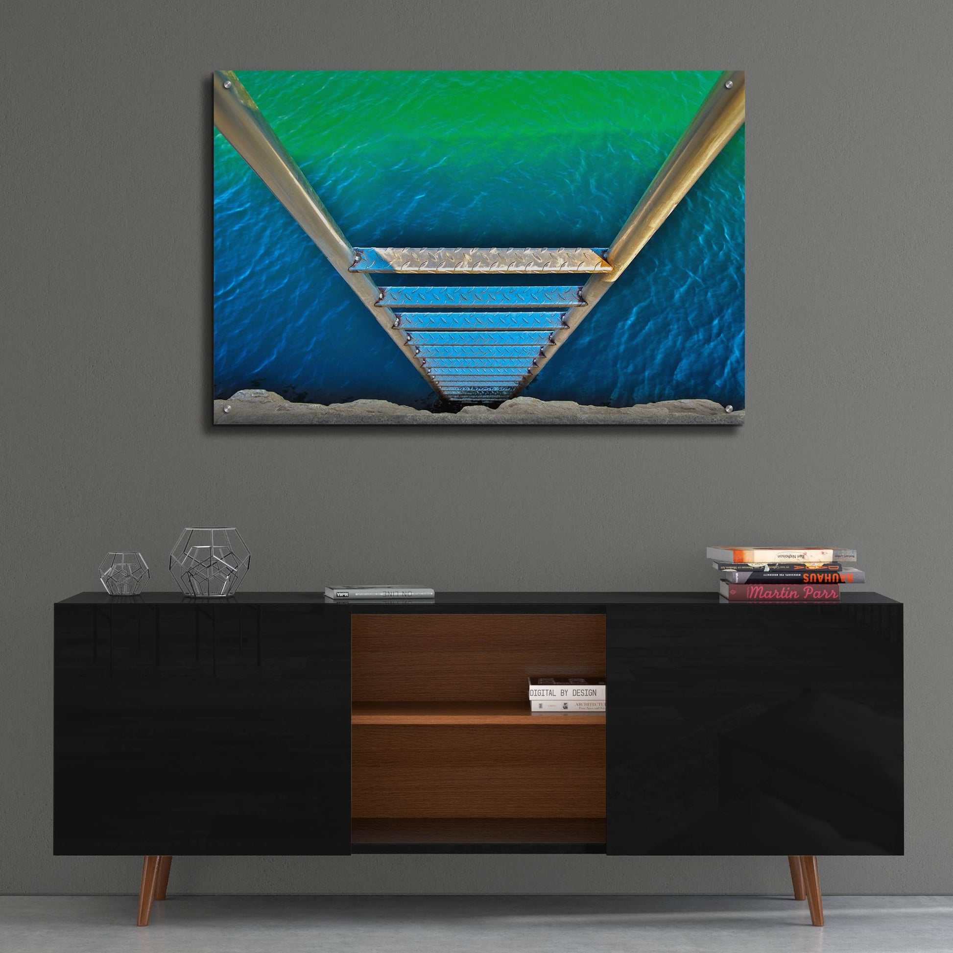 Epic Art 'Sea Ladder' by Verne Varona, Acrylic Glass Wall Art,36x24