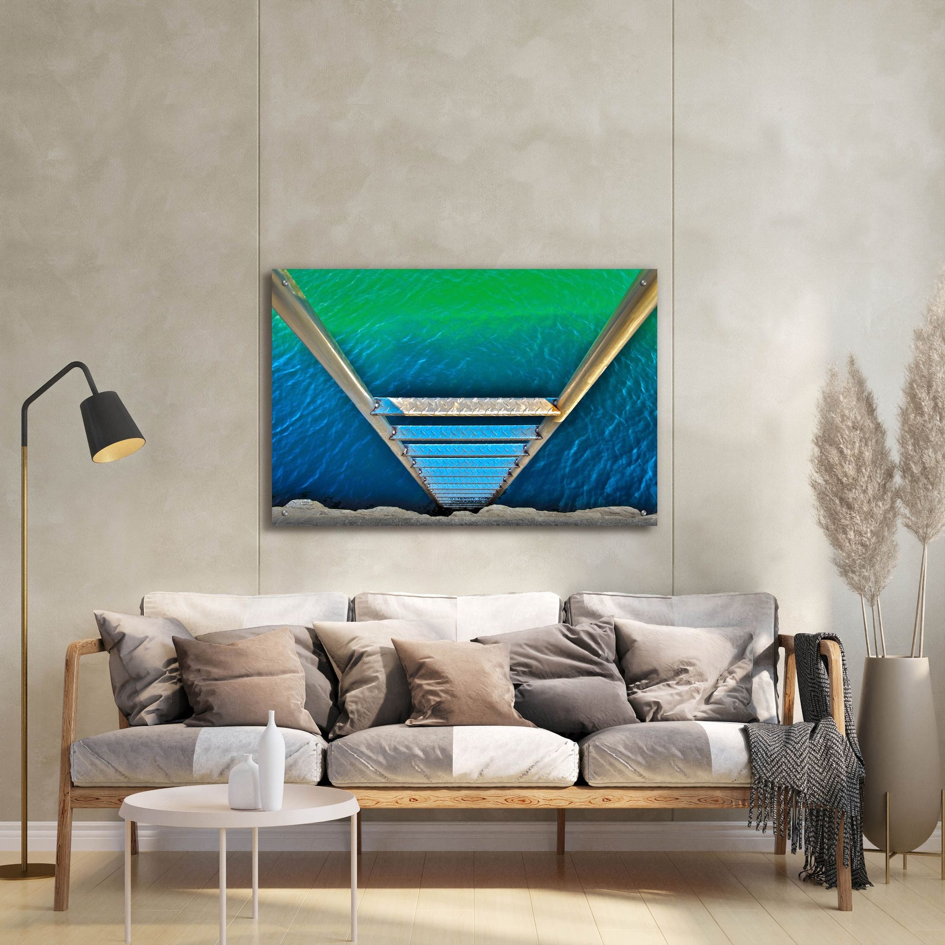 Epic Art 'Sea Ladder' by Verne Varona, Acrylic Glass Wall Art,36x24