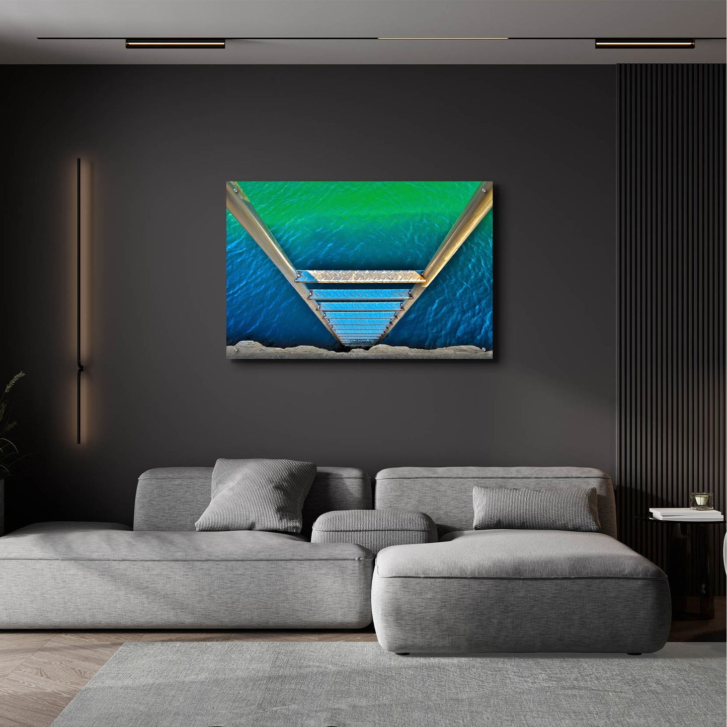 Epic Art 'Sea Ladder' by Verne Varona, Acrylic Glass Wall Art,36x24