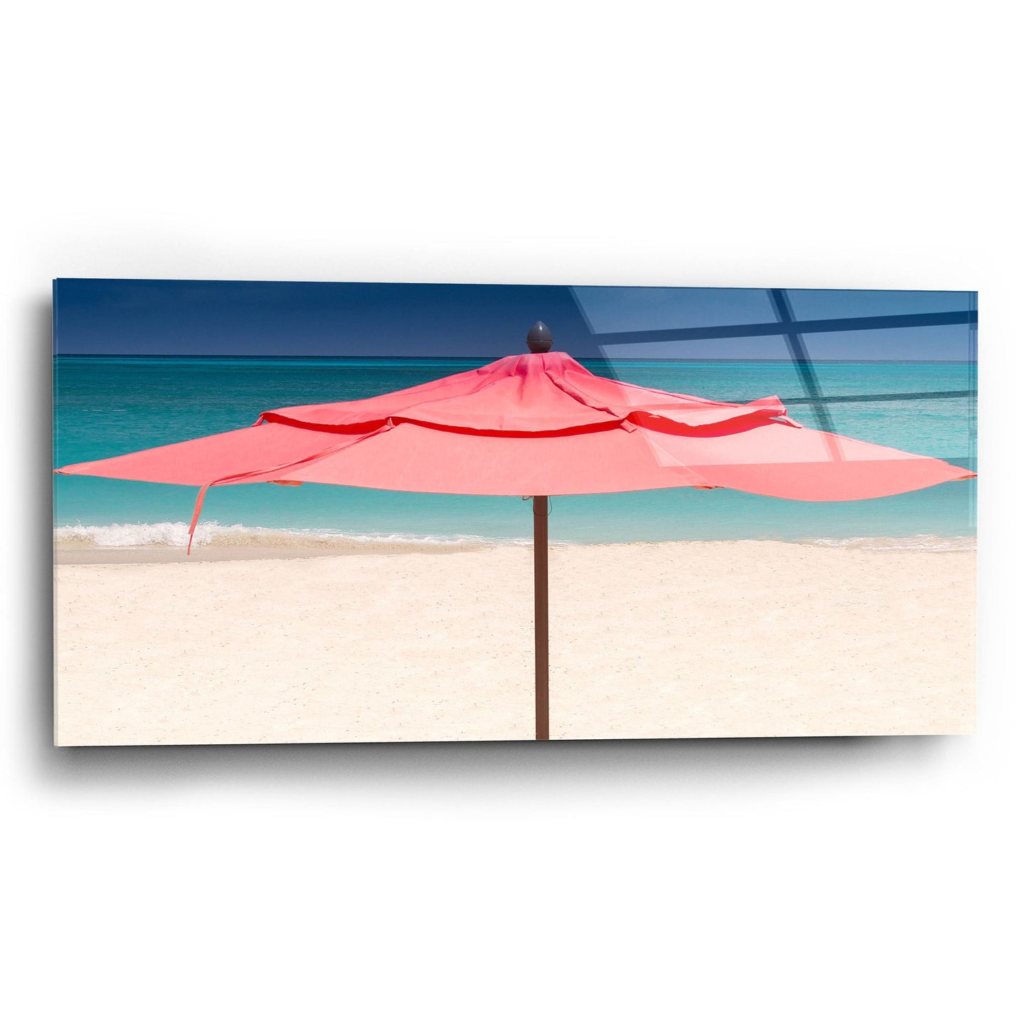 Epic Art 'Solo Umbrella' by Verne Varona, Acrylic Glass Wall Art,24x12