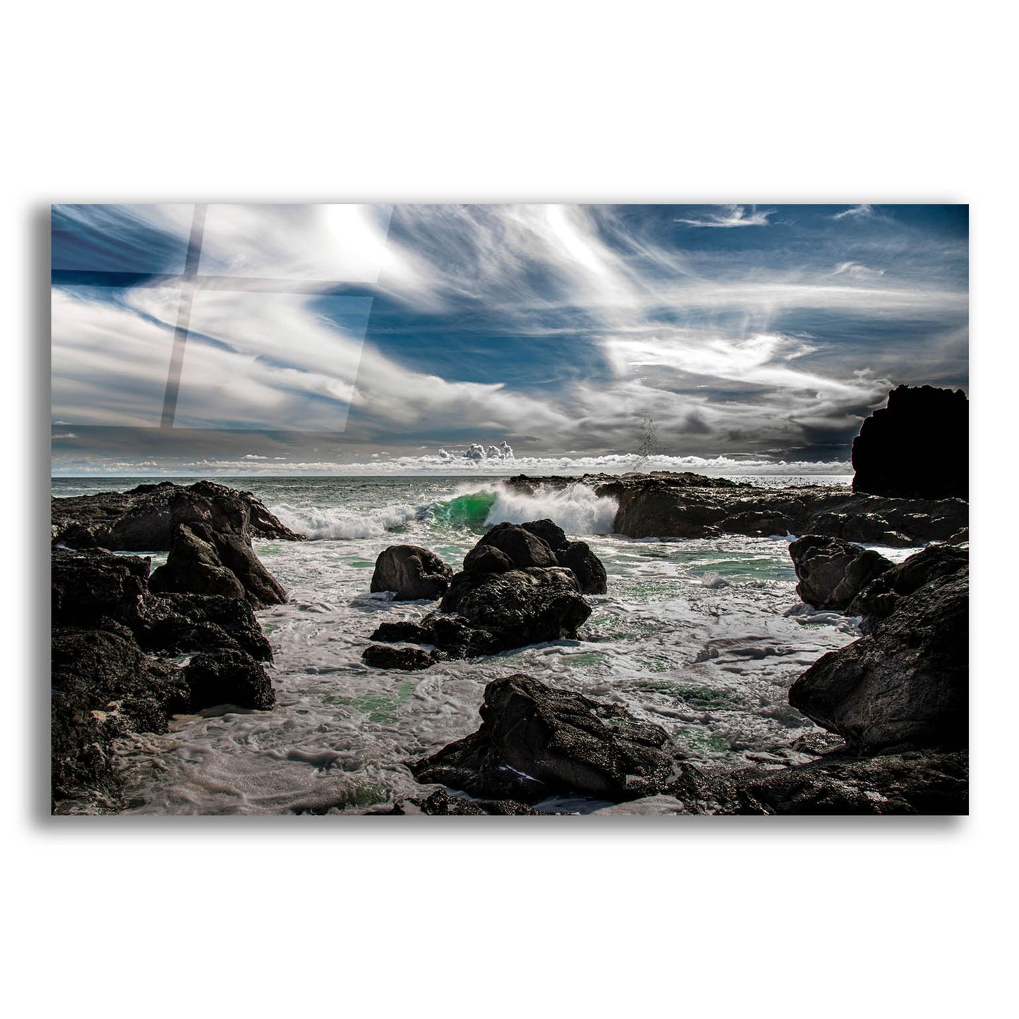 Epic Art 'Tide And Rock' by Verne Varona, Acrylic Glass Wall Art