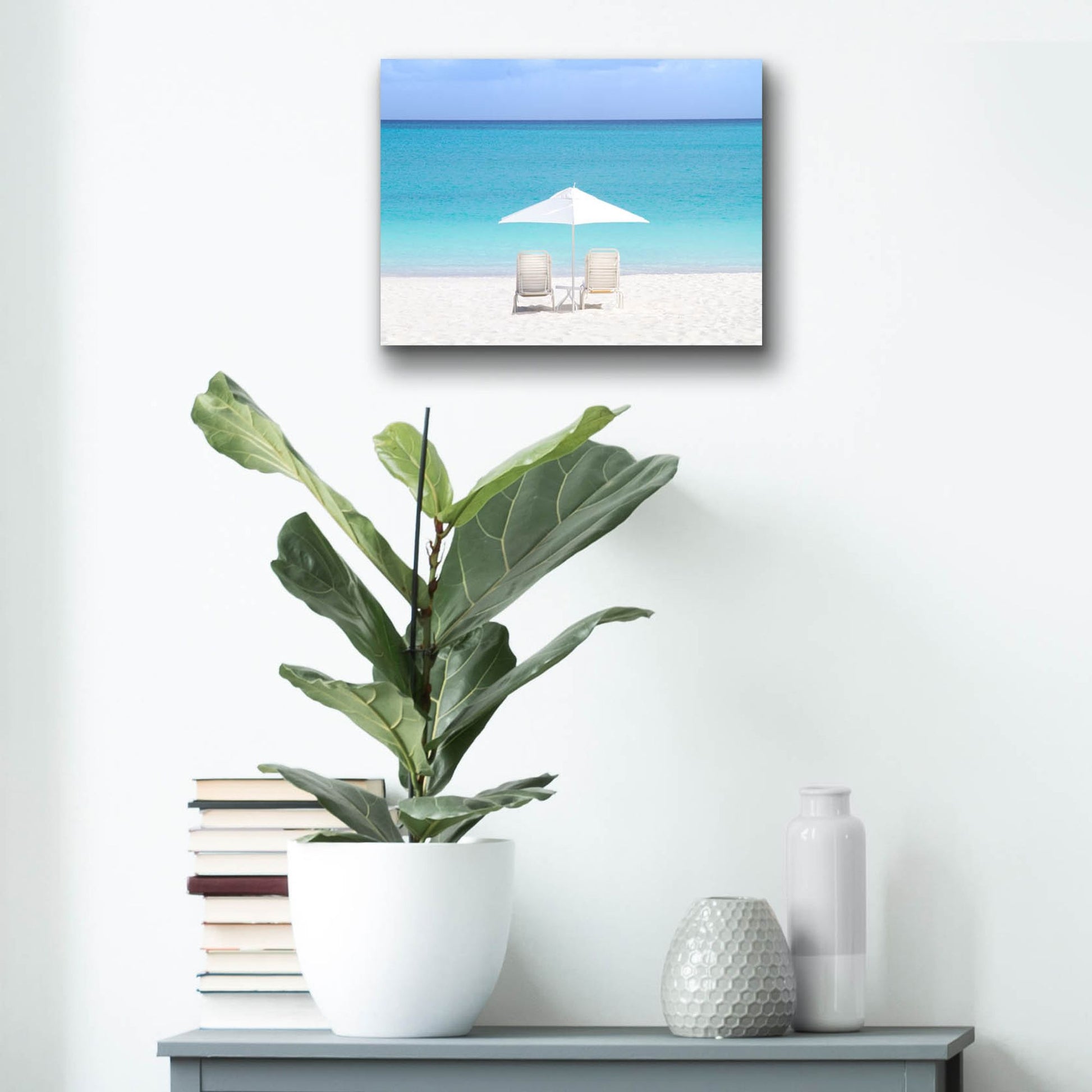 Epic Art 'Turks And Caicos Island' by Verne Varona, Acrylic Glass Wall Art,16x12